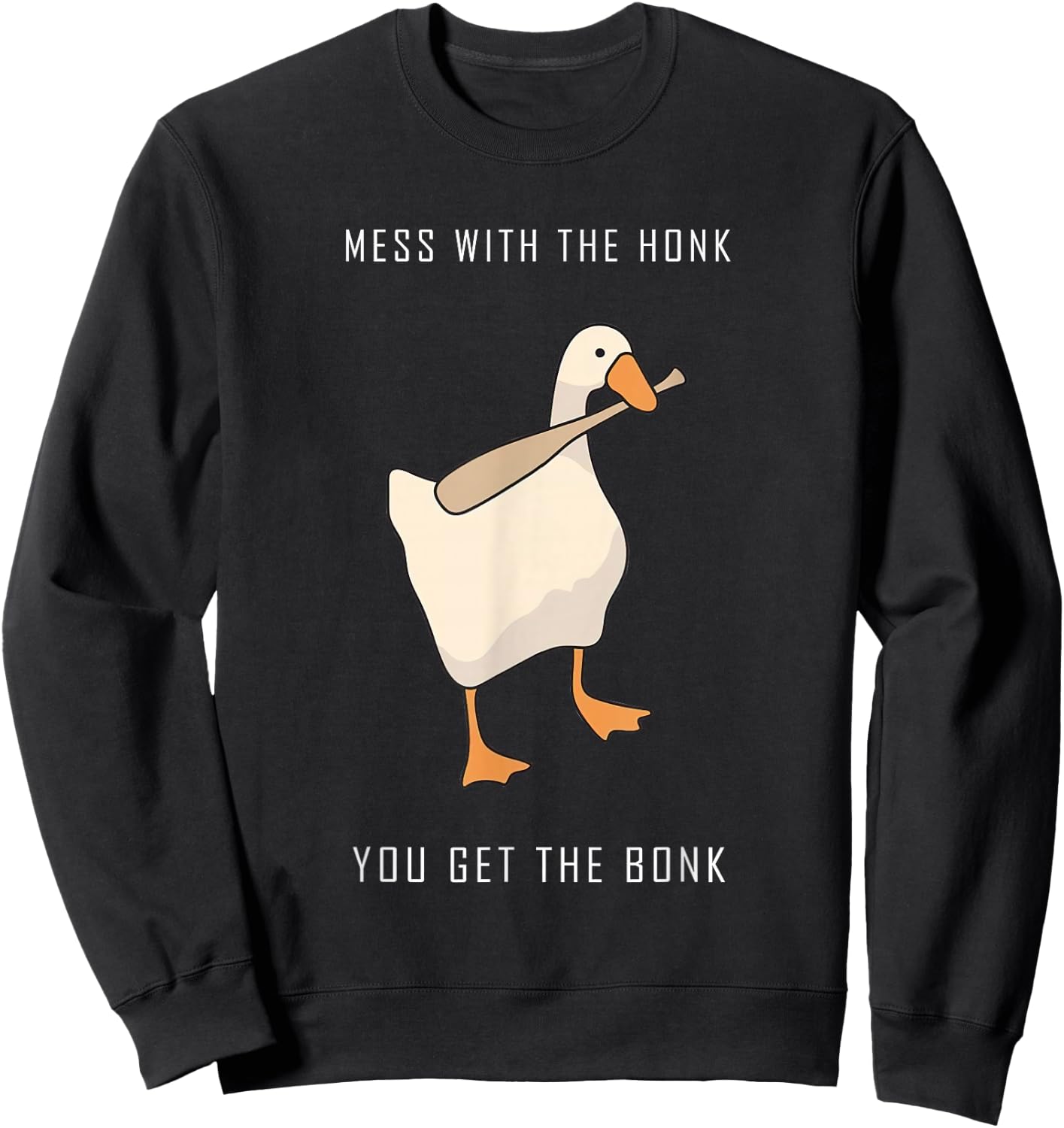 Untitled Goose Game Lustiges Familienspiel Sweatshirt - Sweatshirt | Black