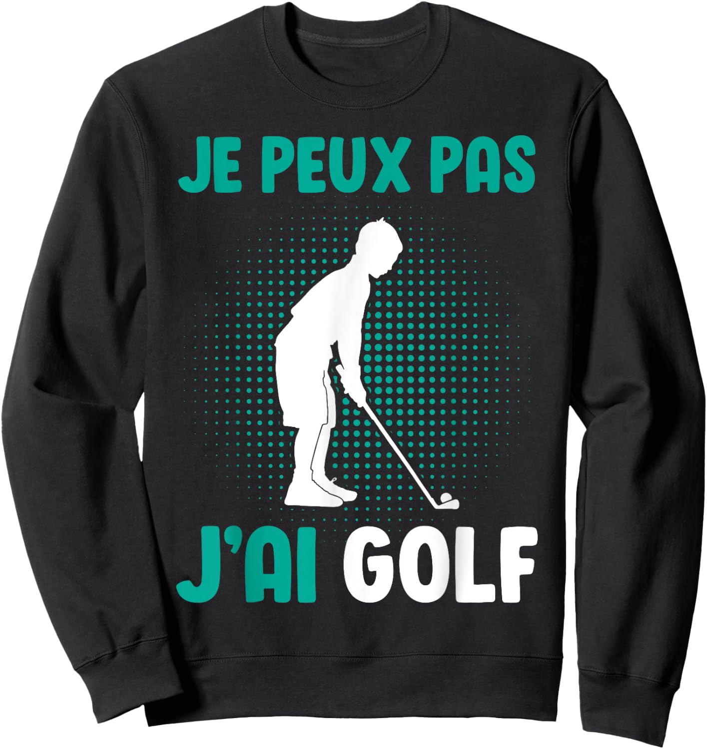 Je Peux Pas J'Ai Golf Boys' Golfer , Black, S Sweatshirt - Sweatshirt | Black
