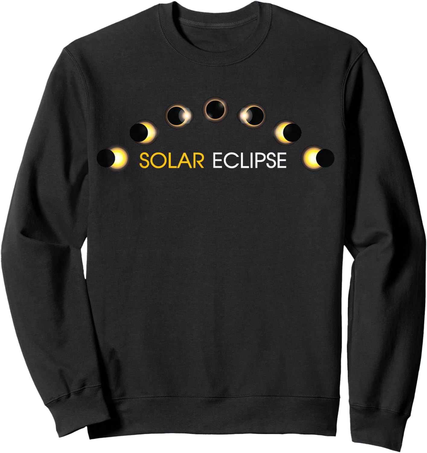 America Totality USA Total Solar Eclipse Sweatshirt - Sweatshirt | Black