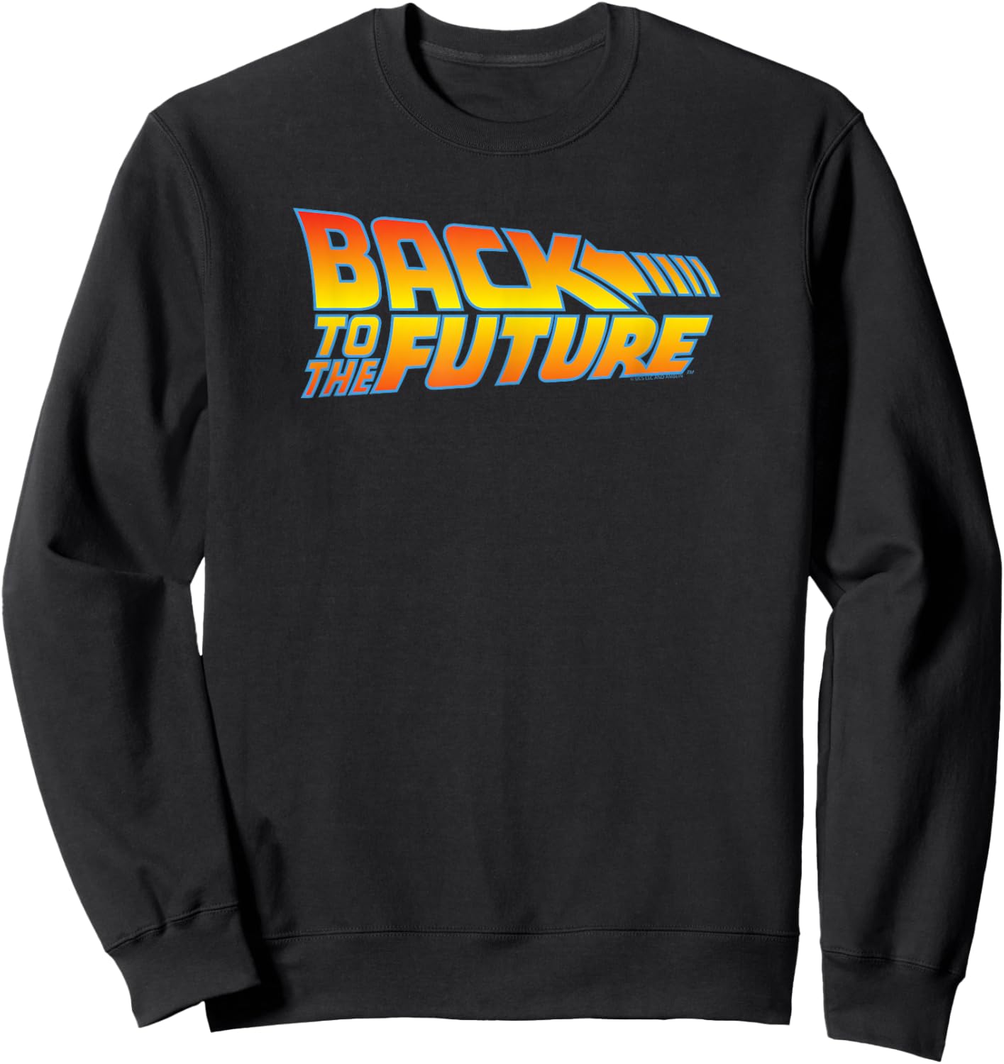 Back to the Future logo , Black, S Sweatshirt - Sweatshirt | Black