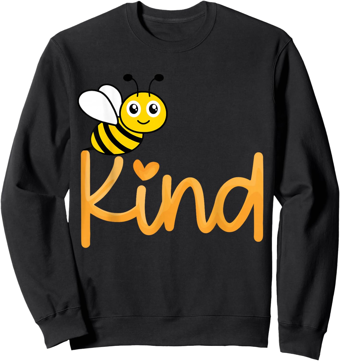 Be Kind Bee Kind Unity Day Orange Teacher Anti Bullying Sweatshirt - Sweatshirt | Black