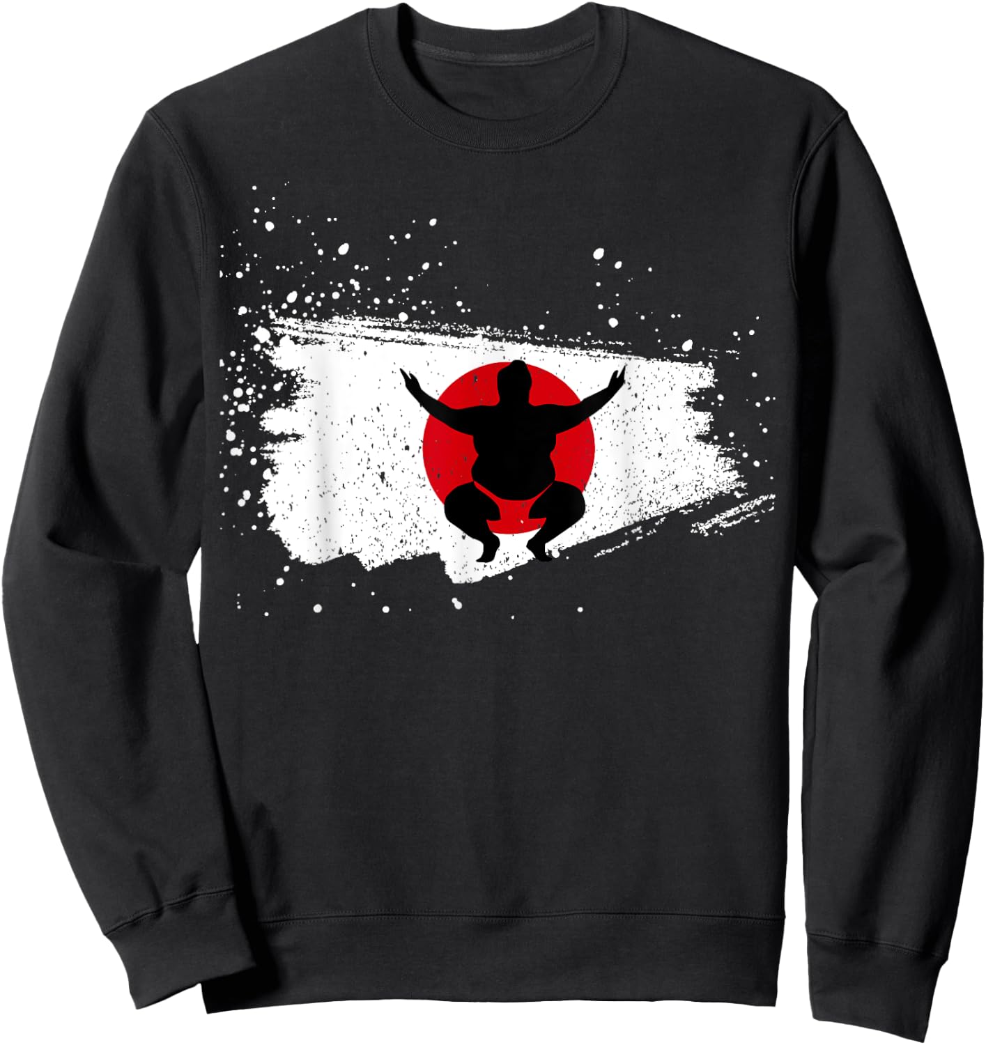 Sumo Sporty for Japanese Sport Lovers Sweatshirt - Sweatshirt | Black