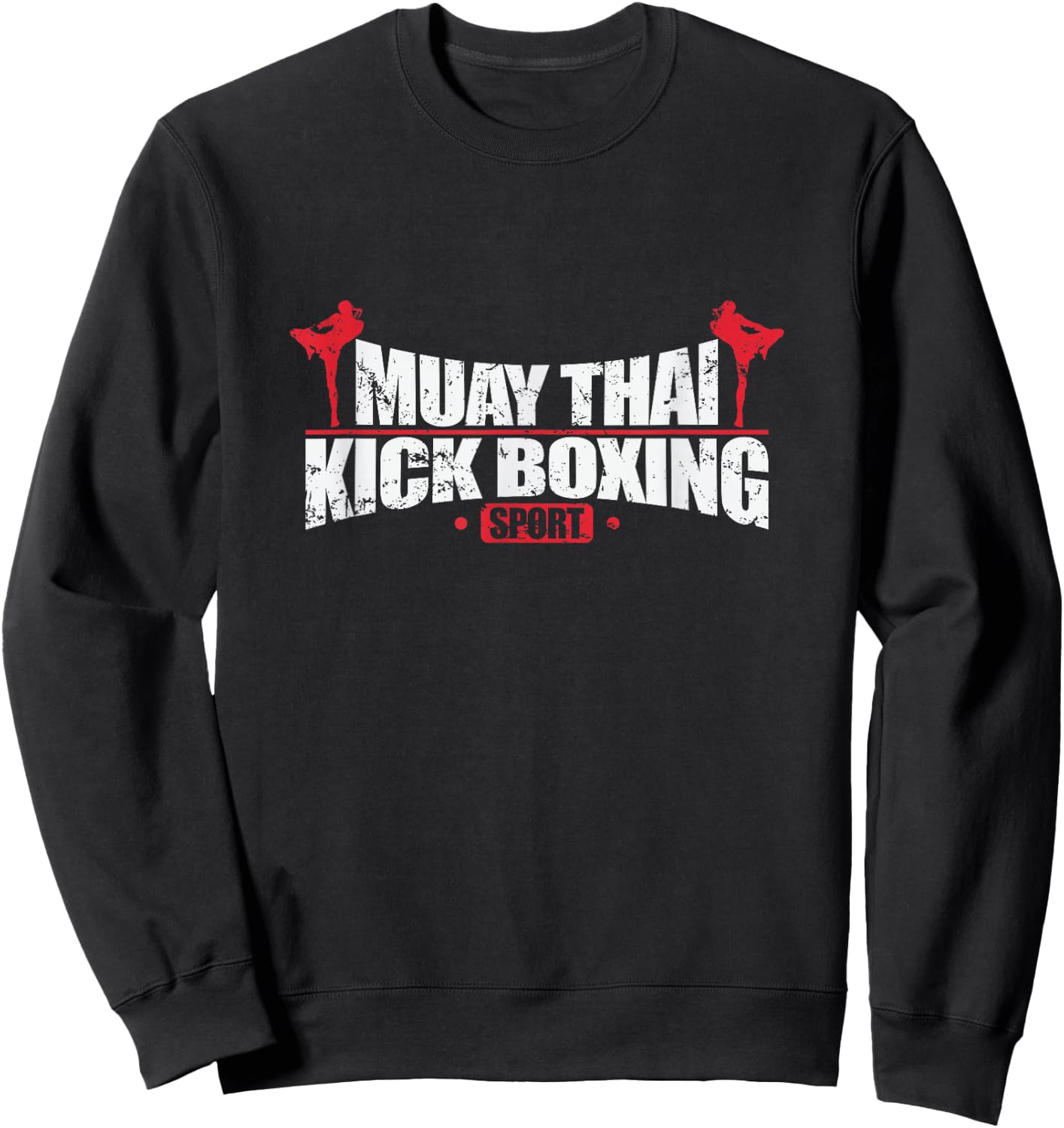 Kick Boxing Muay Thai Strength and Speed Sweatshirt - Sweatshirt | Black