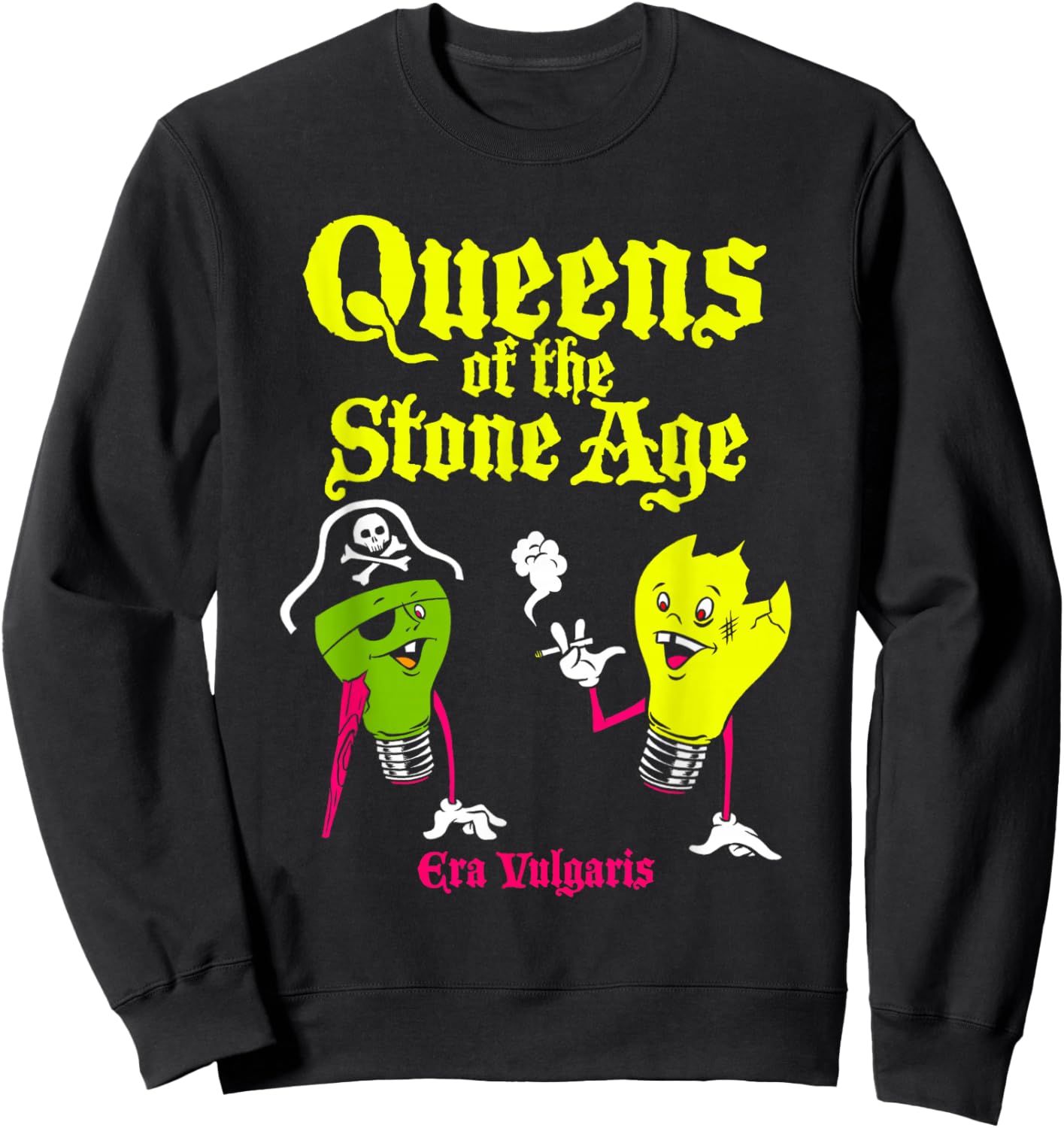 Official Queens Of The Stone Age Era Vulgaris , Black, S Sweatshirt - Sweatshirt | Black