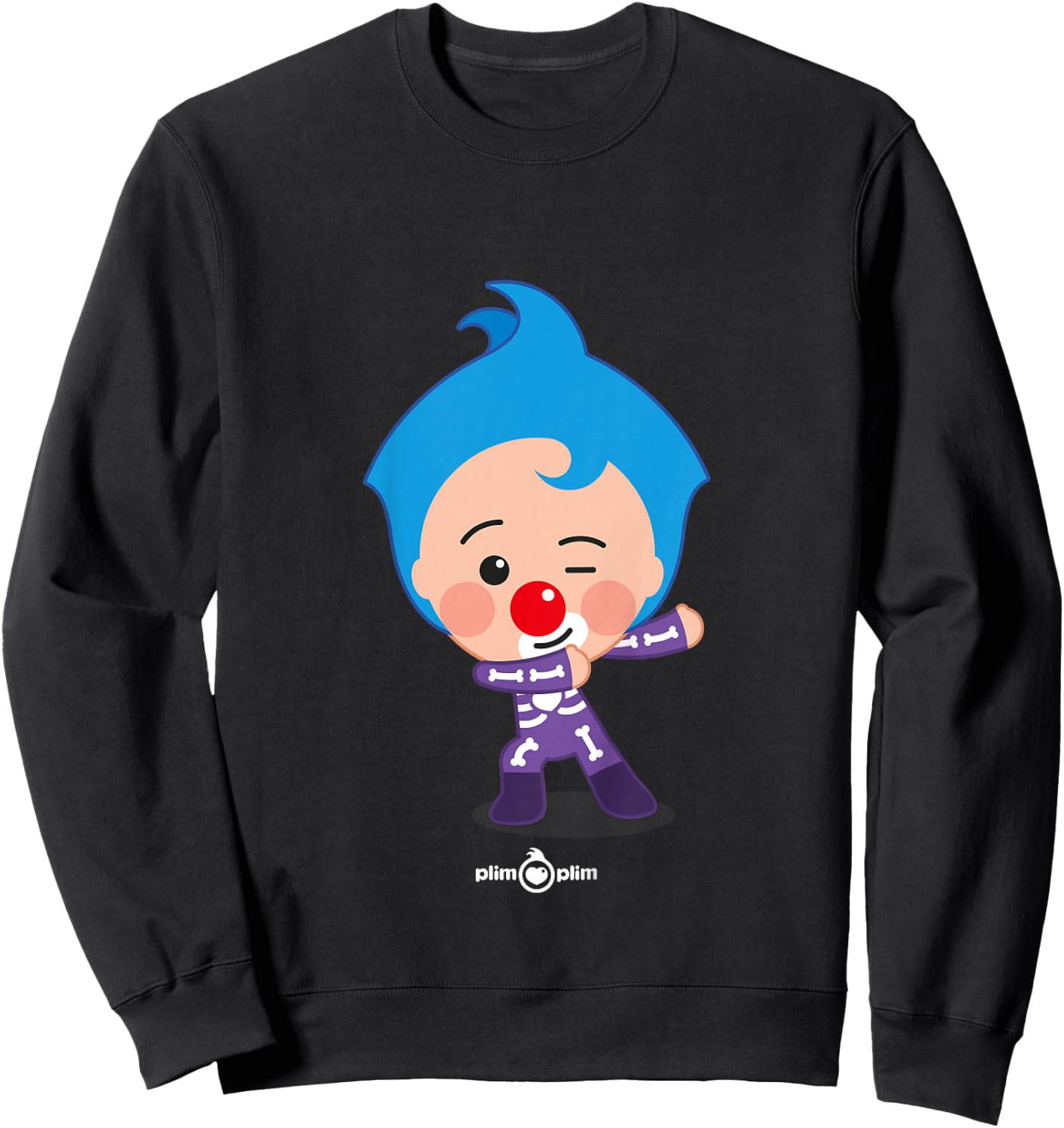 Plim Plim Halloween — Cute Costumes & Happy Moments Sweatshirt - Sweatshirt | Black