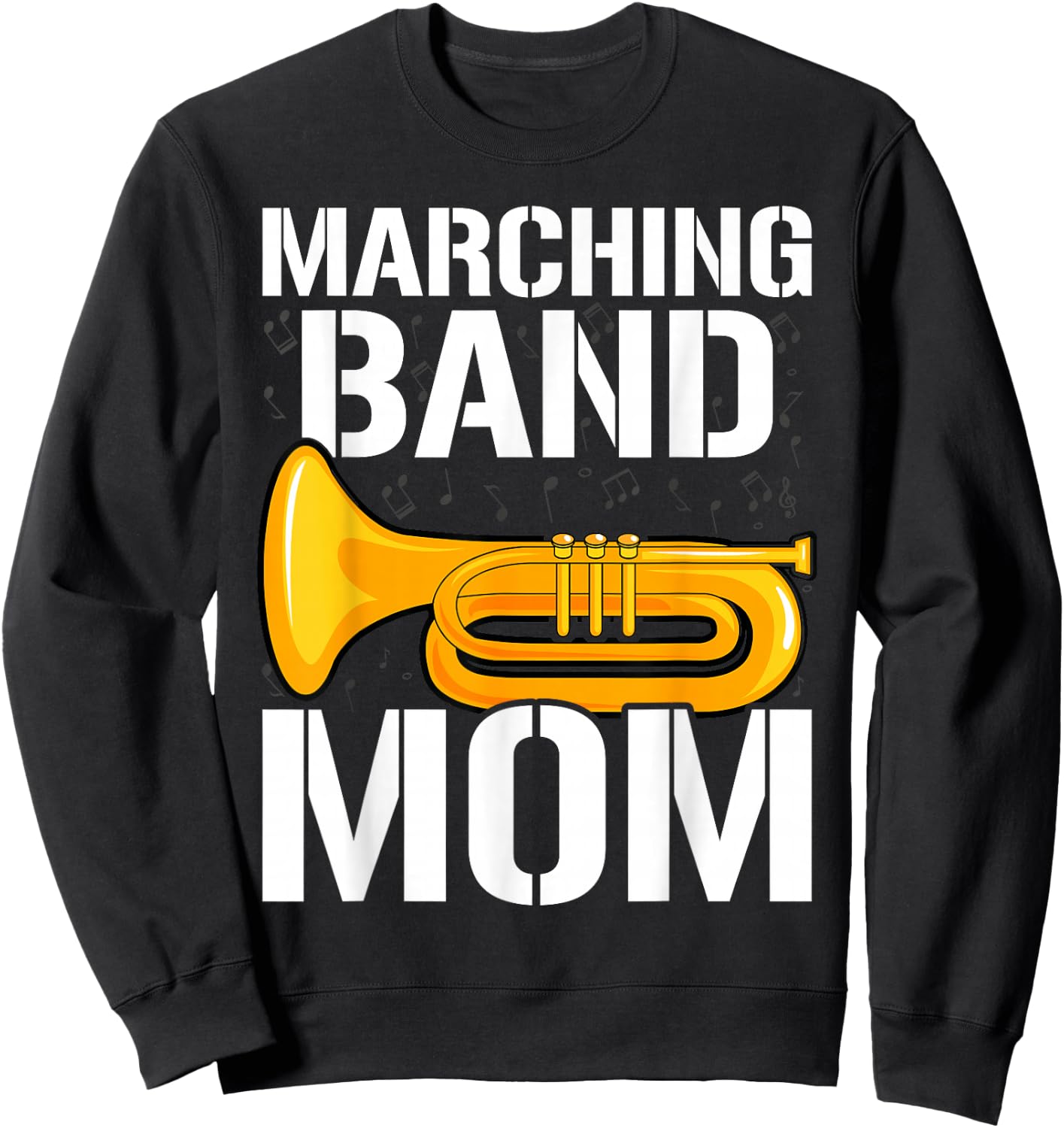 Band Mom Euphonium Baritone Sweatshirt - Sweatshirt | Black