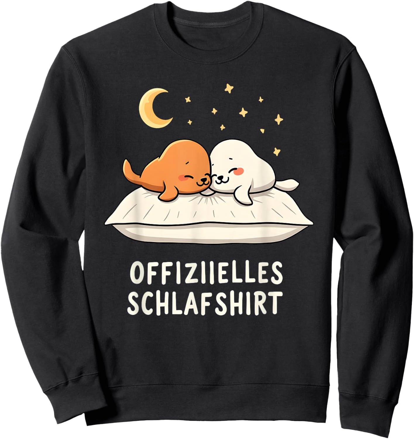 Official Sleep Shirt Seal , black Sweatshirt - Sweatshirt | Black