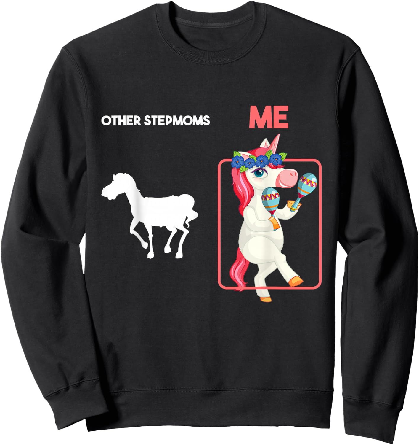 Other Stepmoms - Bonus Mom Stepmother Motherhood Mothers Day Sweatshirt - Sweatshirt | Black
