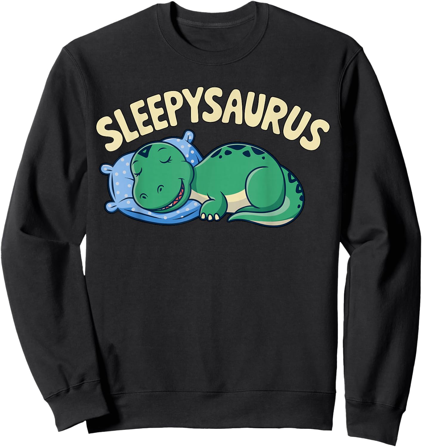 Sleepysaurus T-Rex Sleeping Sweatshirt - Sweatshirt | Black