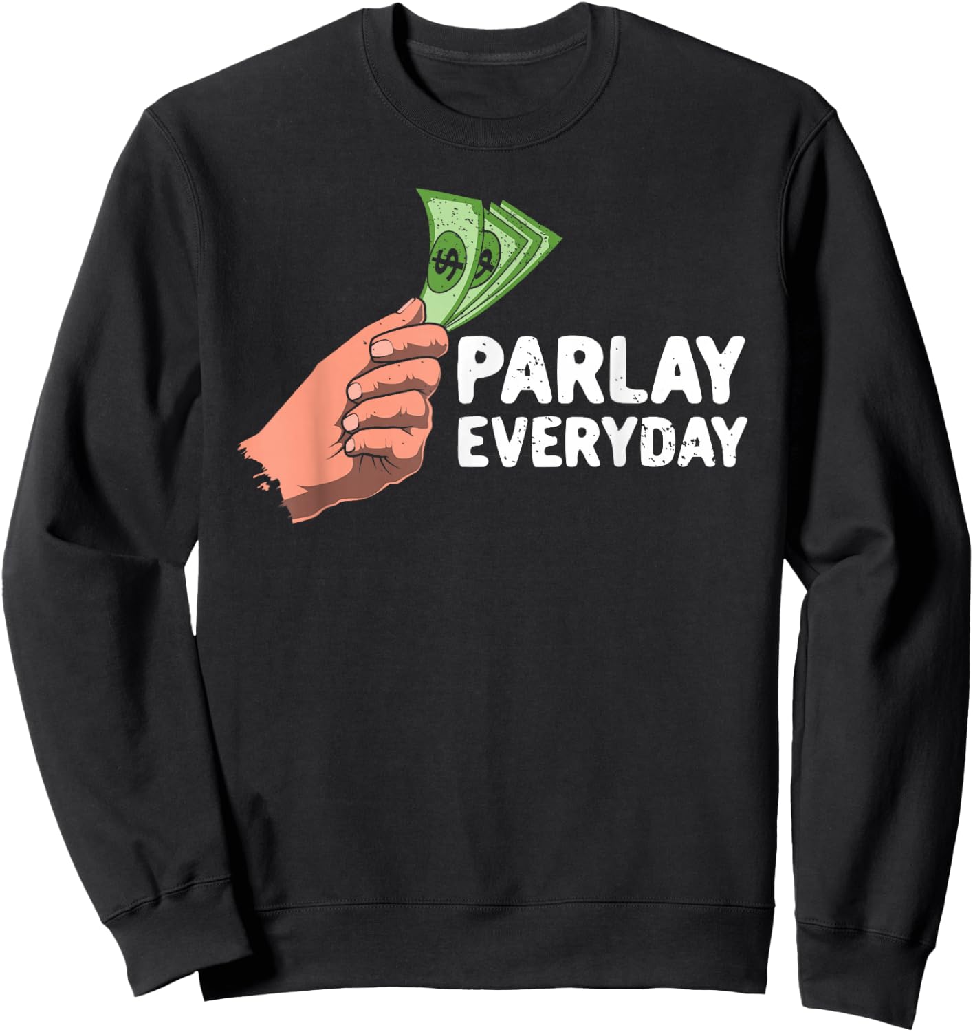 Parlay Betting Sports Betting Draft Picks Fantasy Football Sweatshirt - Sweatshirt | Black