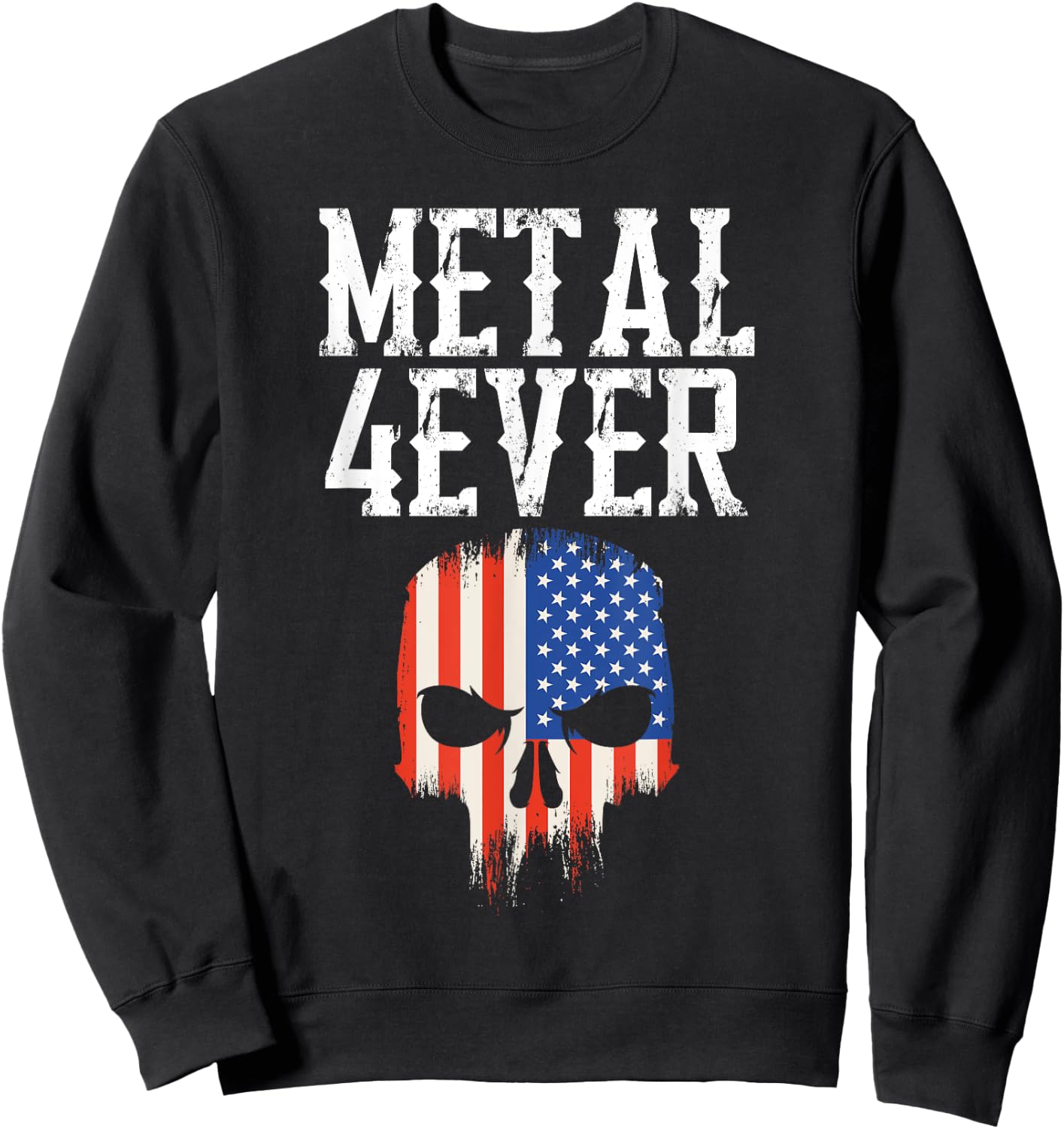 Metal Music Forever - Heavy, Death, Black Metal Sweatshirt - Sweatshirt | Black