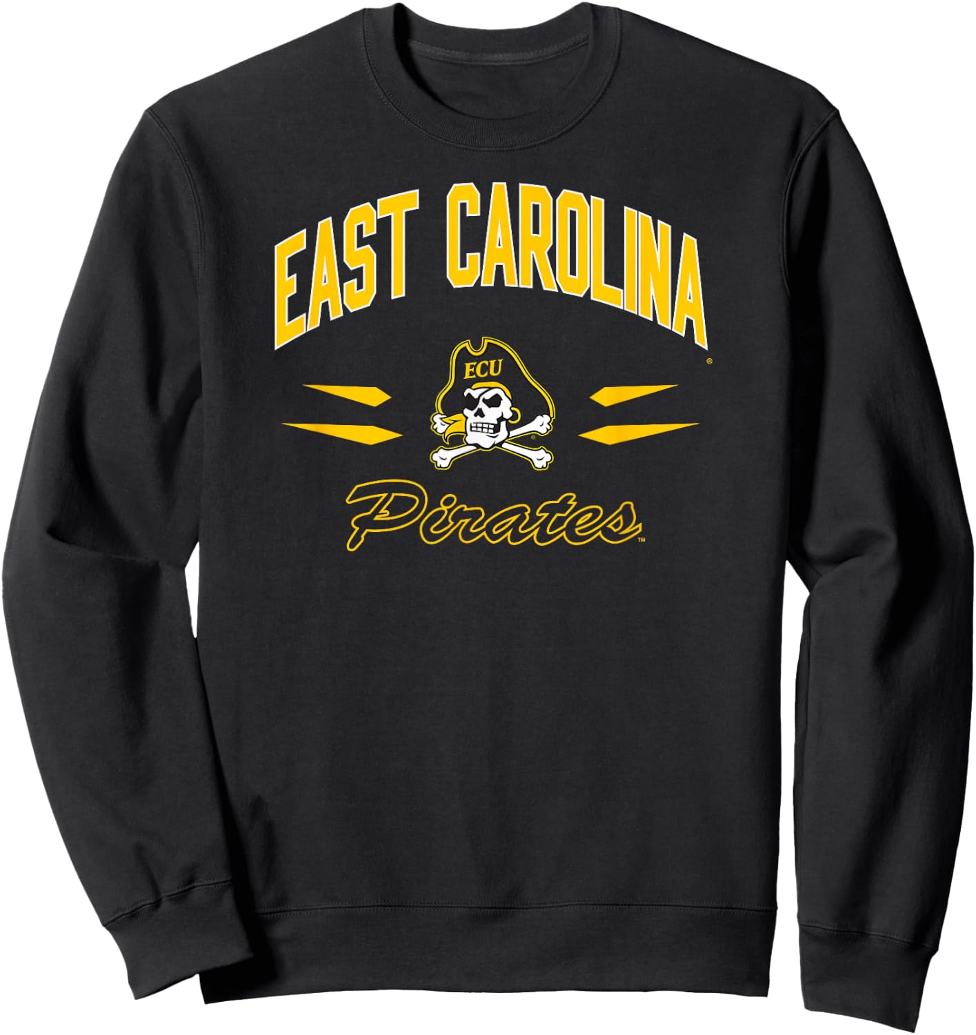 East Carolina Pirates Retro Diamond Team Officially Licensed Sweatshirt - Sweatshirt | Black