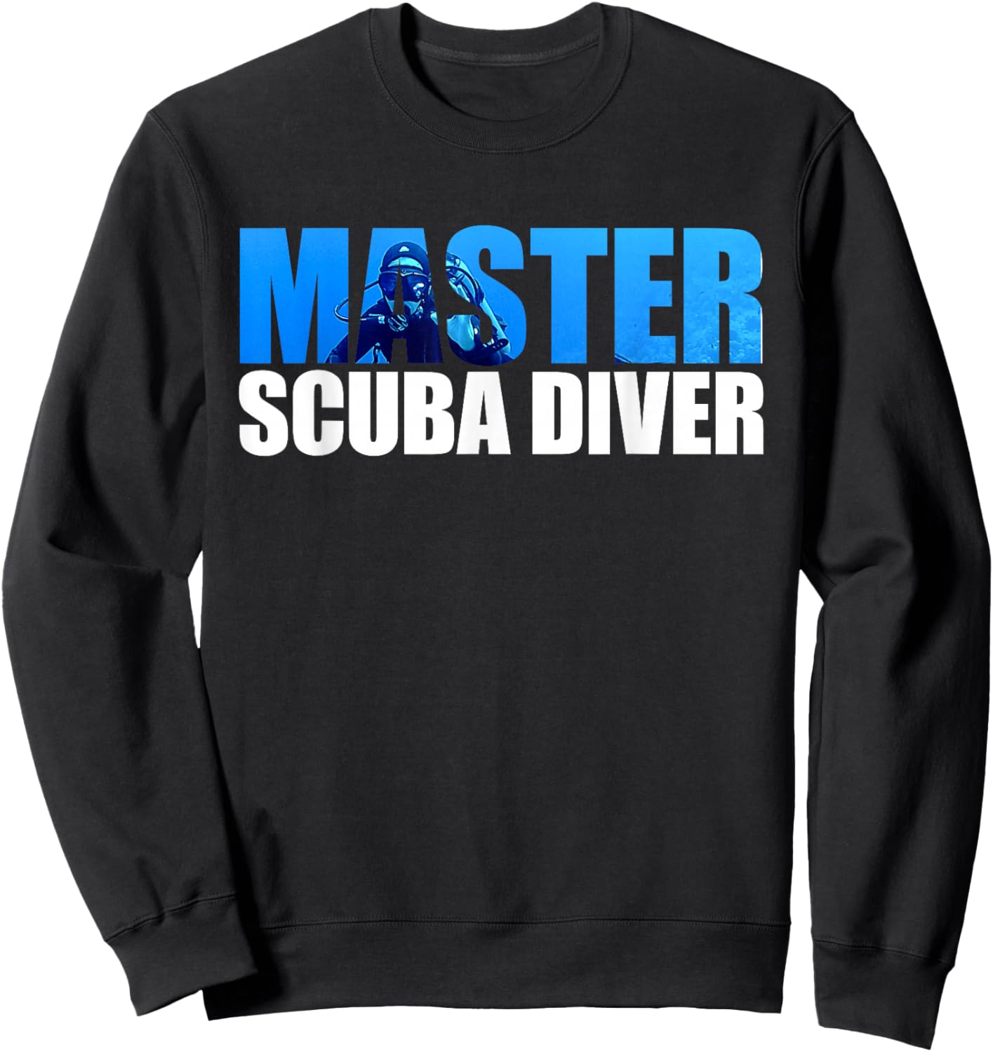 Master Scuba Diver for Dive Addicts Sweatshirt - Sweatshirt | Black