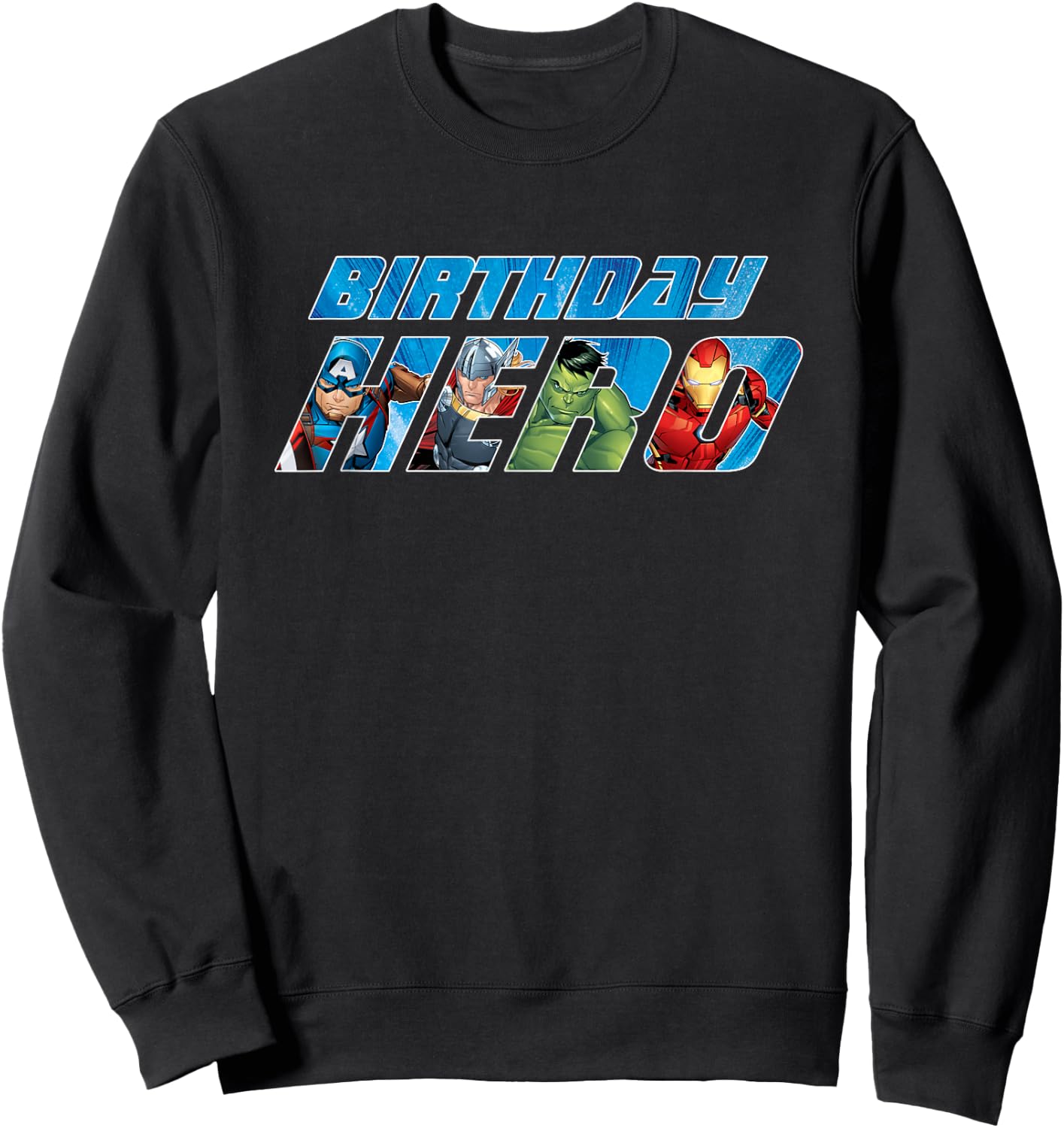 Marvel Avengers Birthday Hero Sweatshirt - Sweatshirt | Black