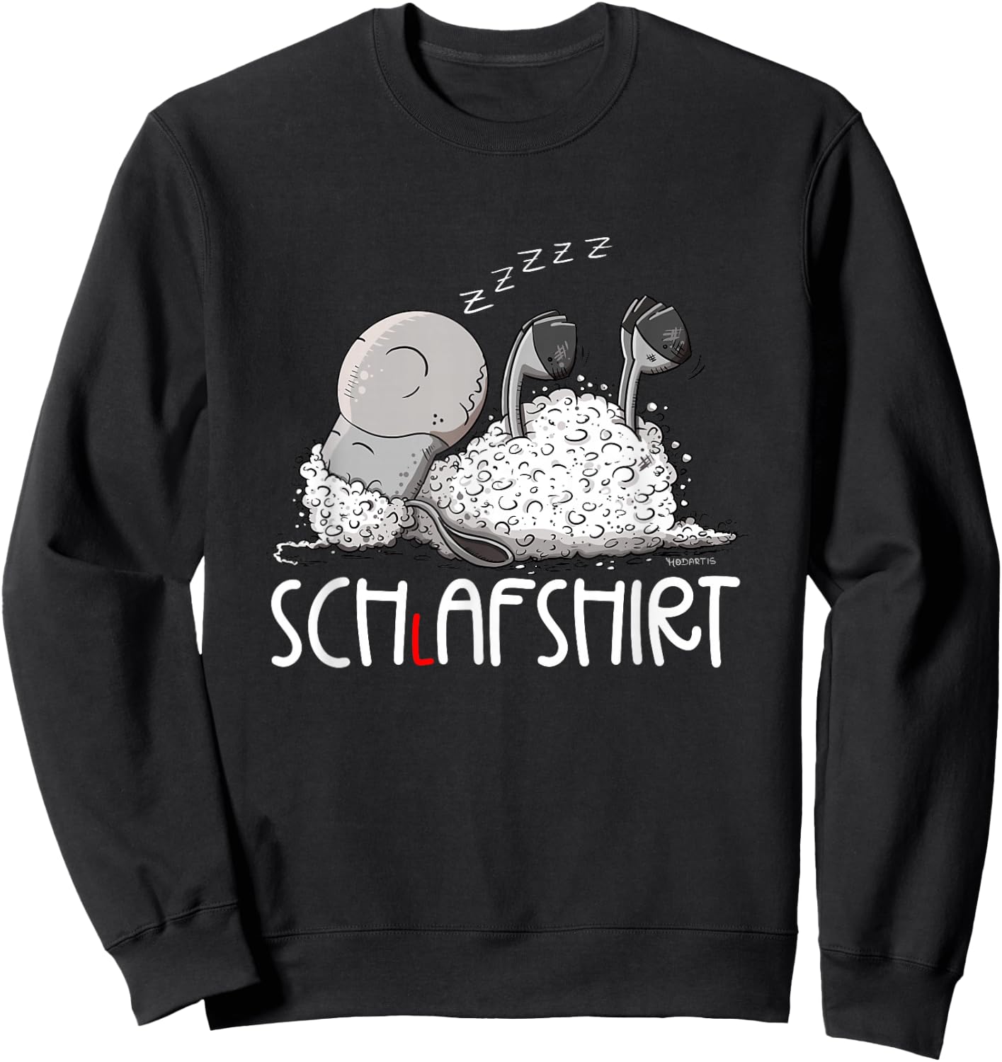 Dreaming Sheep I Sheep Sleep Shirt , black Sweatshirt - Sweatshirt | Black