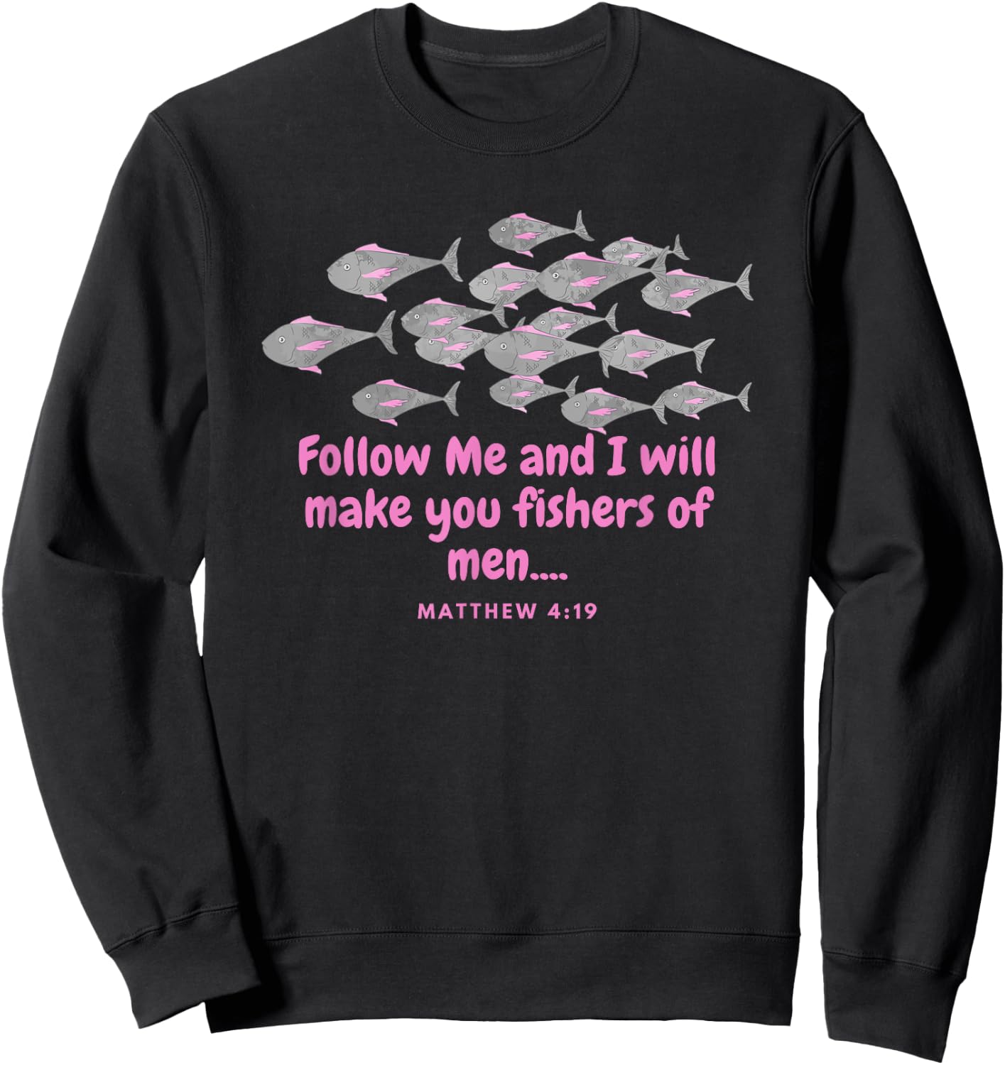 Fishers of Men Christian Kids Youth Group Teen Group Sweatshirt - Sweatshirt | Black