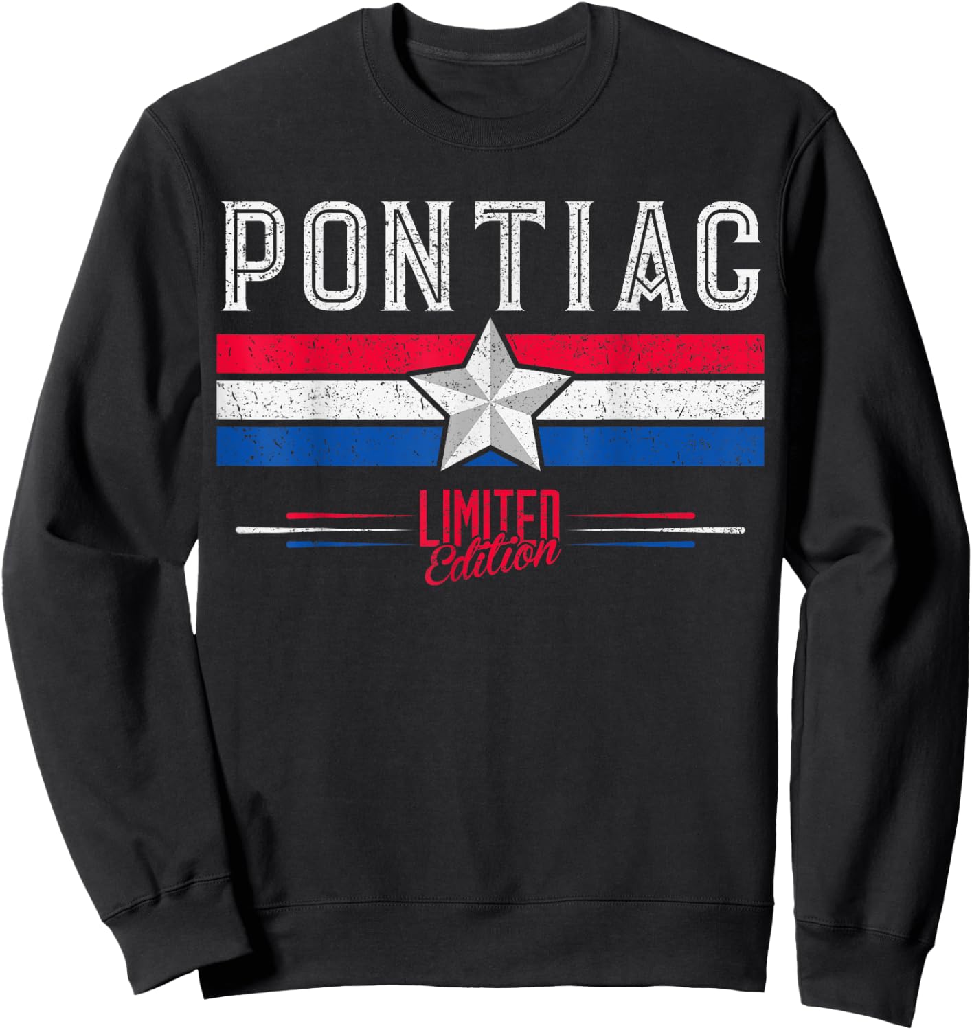 Pontiac Retro Vintage Shirt Gift Women Men Kids Sweatshirt - Sweatshirt | Black