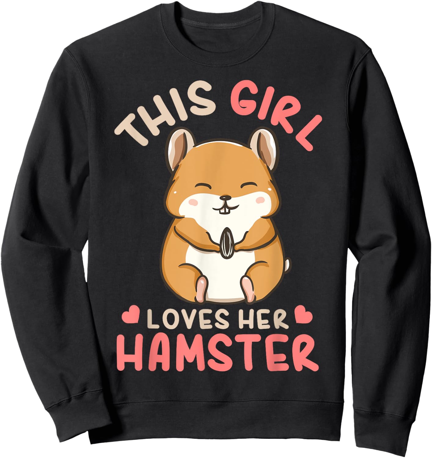 Hamster Lover Gift Sweatshirt - Sweatshirt | Black