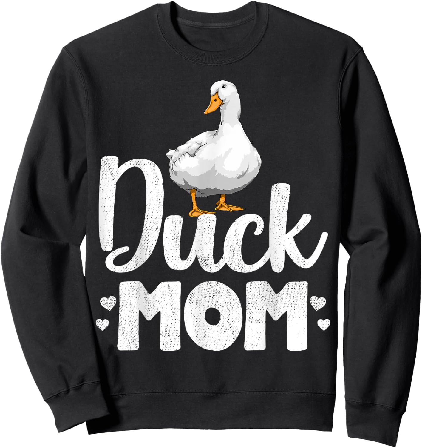 Duck Mom Shirt Funny Water Duckling Gifts Sweatshirt - Sweatshirt | Black
