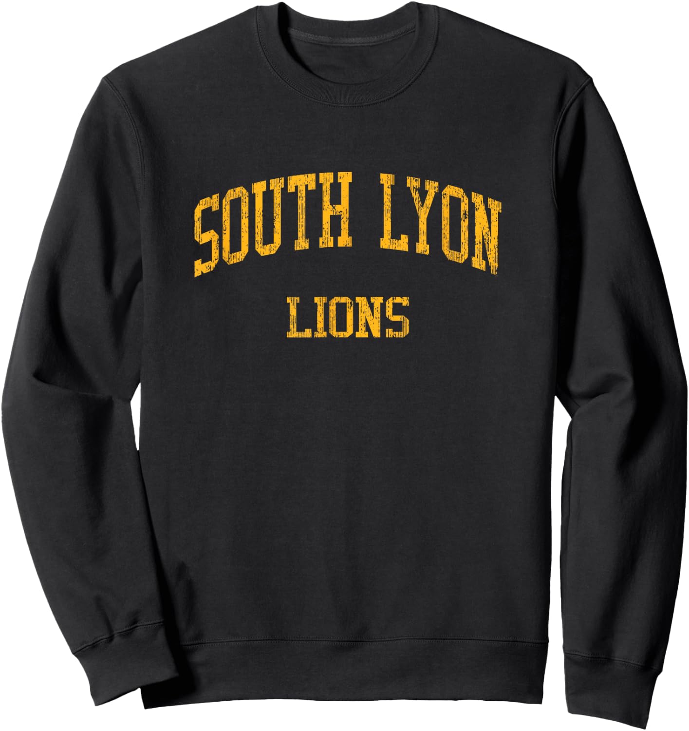 South Lyon High School HS South Lyon MI Vintage Sports Sweatshirt - Sweatshirt | Black