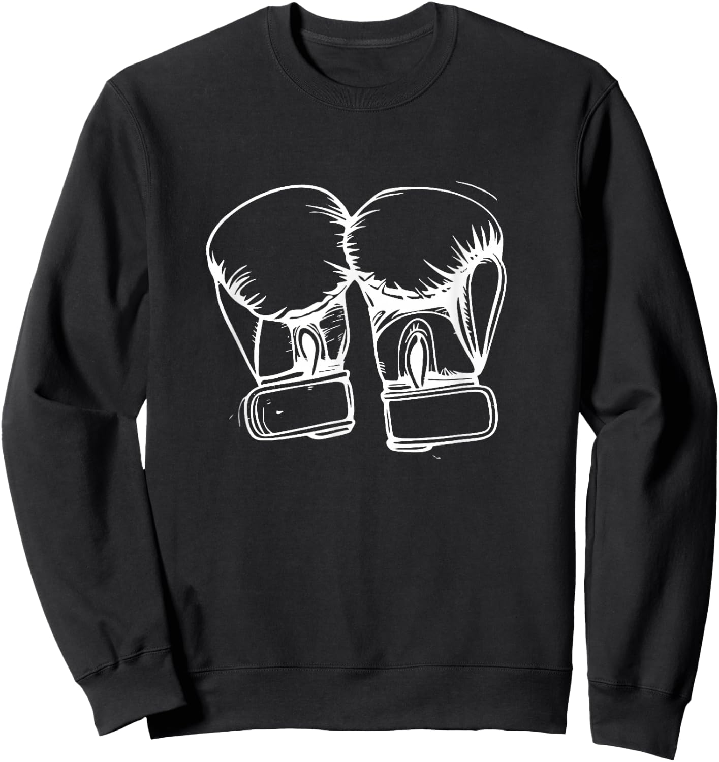 Boxing Gloves Sketch Boxer Sweatshirt - Sweatshirt | Black