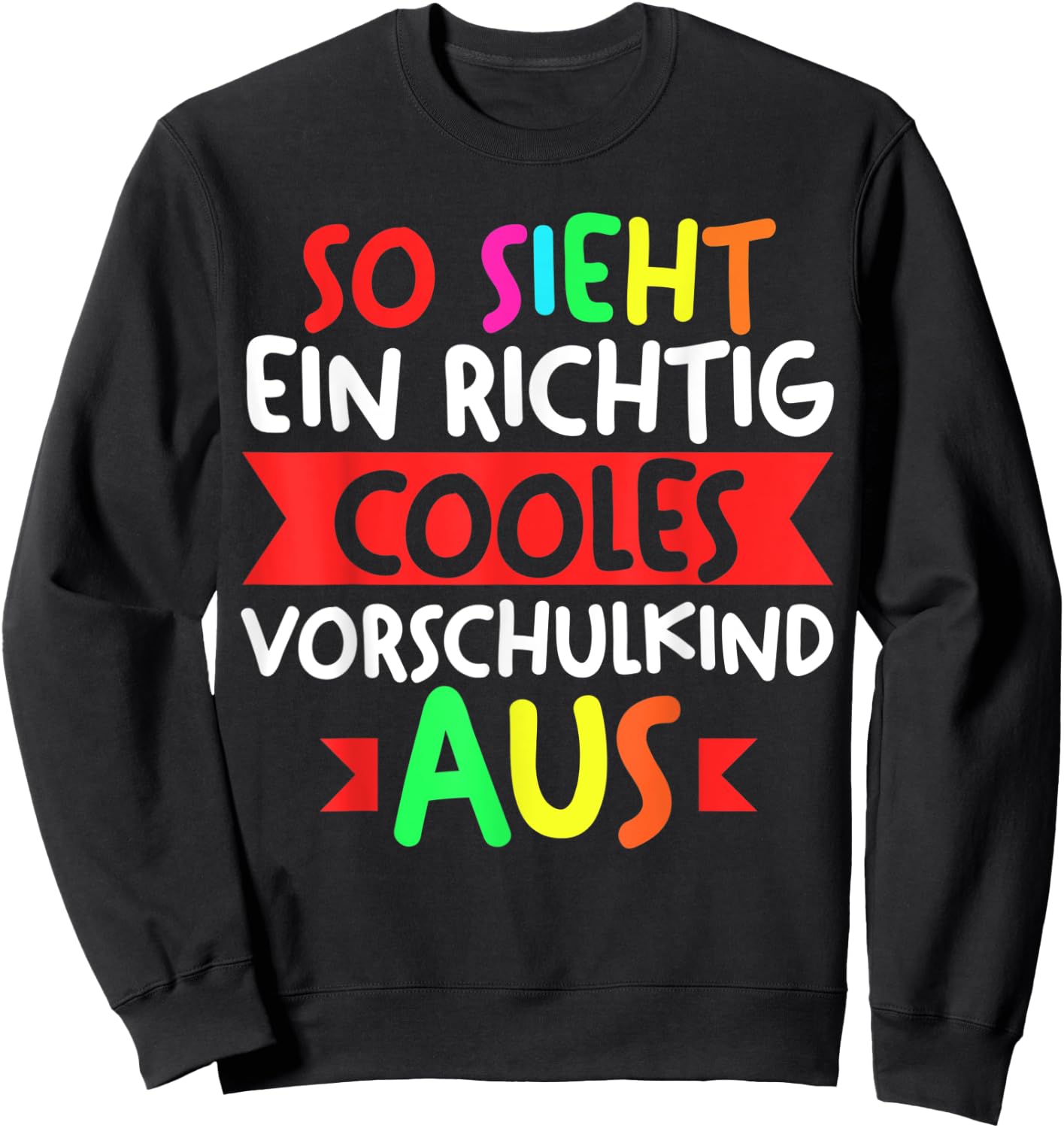 A really cool preschool child preschool beginning Sweatshirt - Sweatshirt | Black