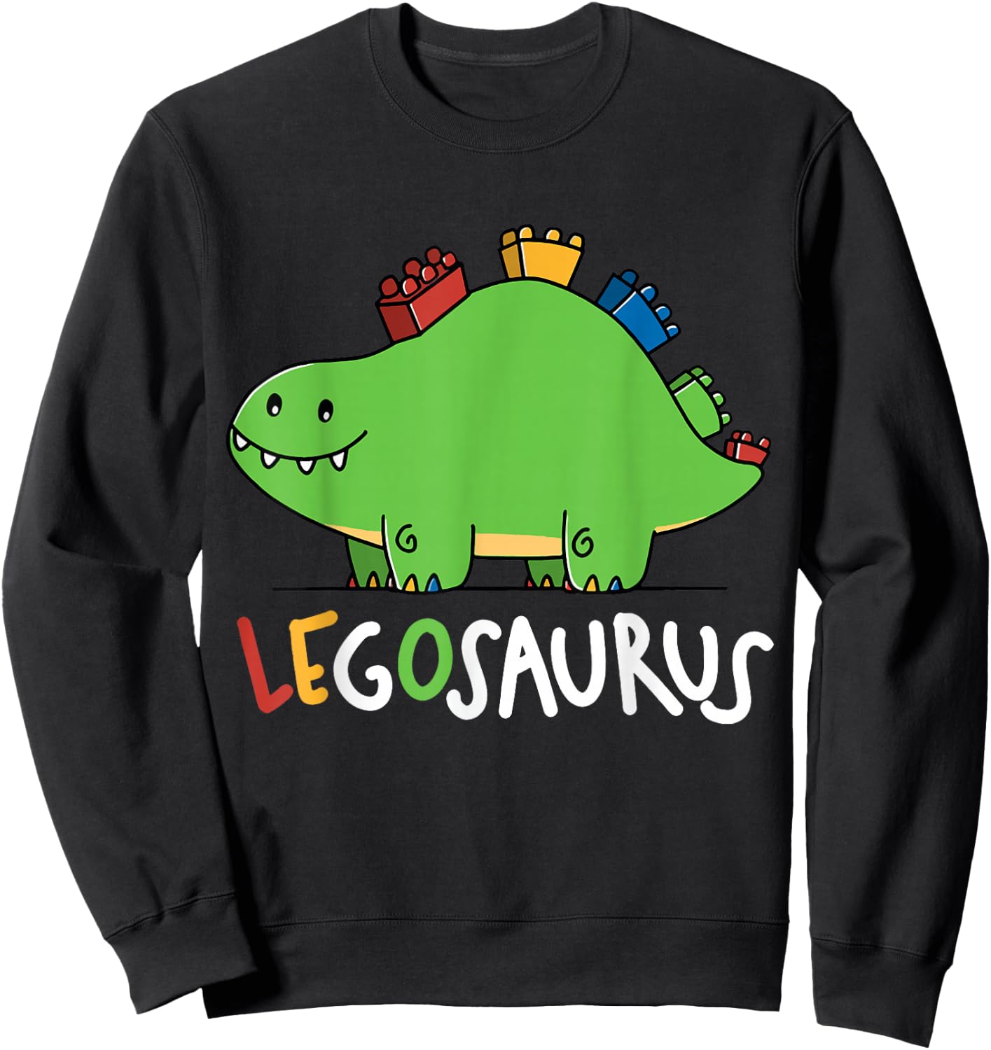 Legosaurus Legos Saurus , black Sweatshirt - Sweatshirt | Black
