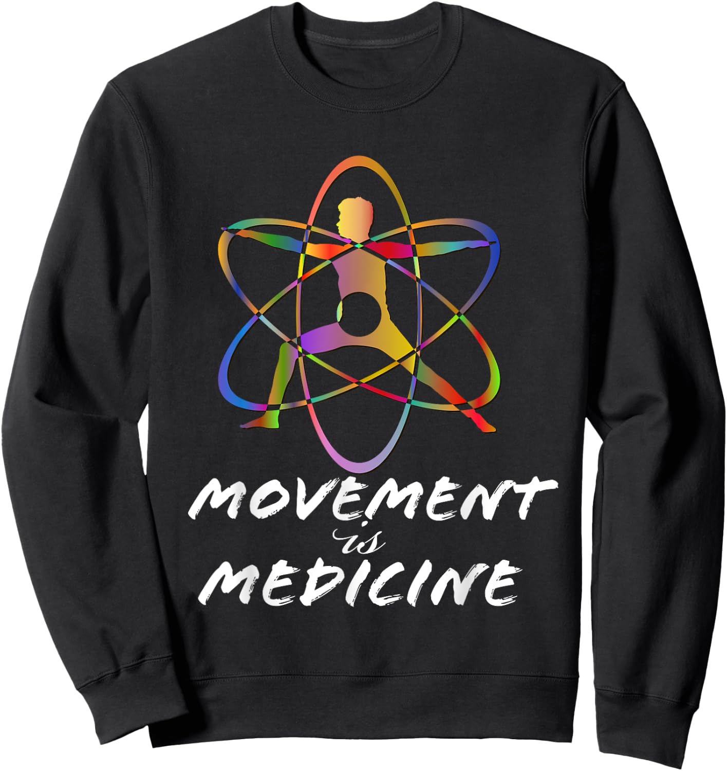 Movement is Medicine. Sports Medicine. Exercise design. Sweatshirt - Sweatshirt | Black