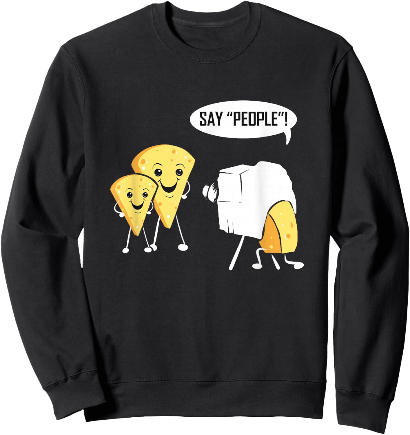 Photography Cheese Funny for Photographer Photo Camera Sweatshirt - Sweatshirt | Black