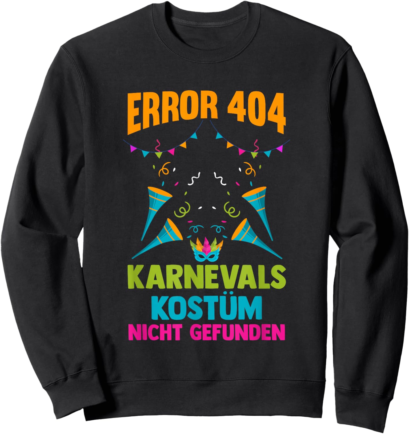 Carnival Costume Fancy Dress Carnival , black Sweatshirt - Sweatshirt | Black