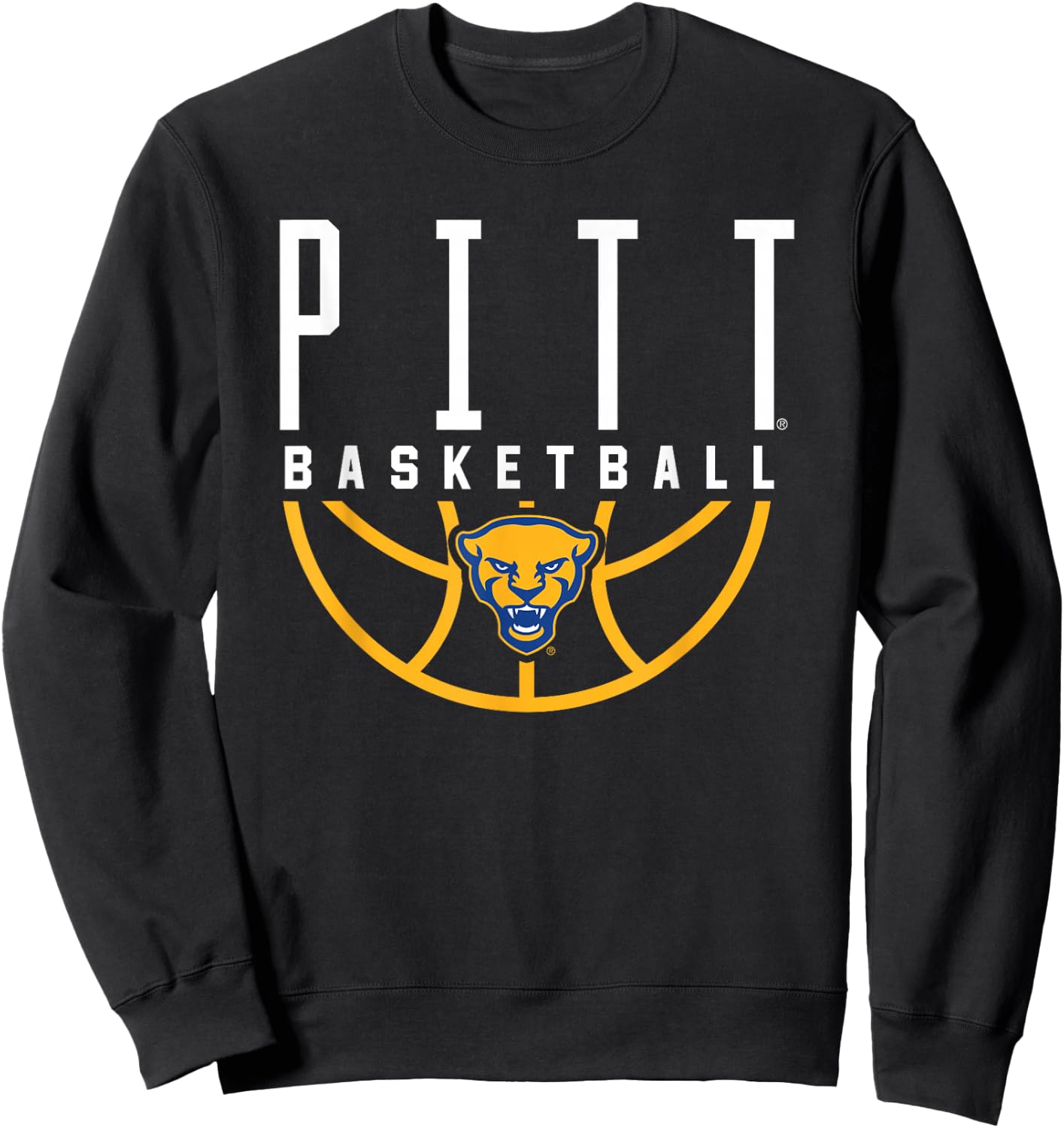 University of Pittsburgh Panthers Basketball Sweatshirt - Sweatshirt | Black