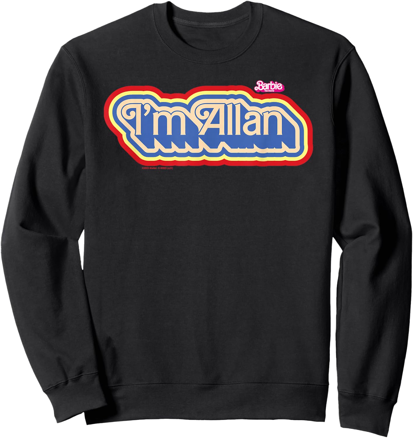 Barbie The Movie - I'm Allan Sweatshirt - Sweatshirt | Black