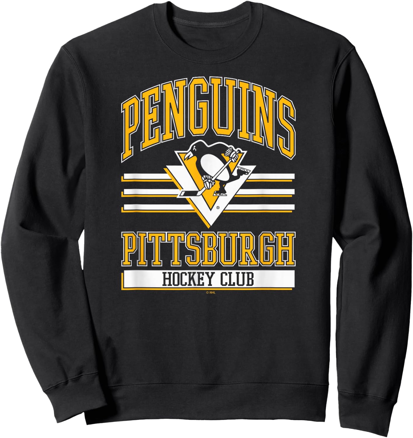 Pittsburgh Penguins Hockey Club Black Officially Licensed Sweatshirt - Sweatshirt | Black