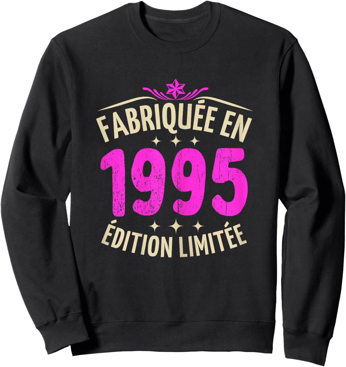 Woman 30 years birthday 30 years woman 1995 gift woman 30 , Black, Female X-Small Sweatshirt - Sweatshirt | Black