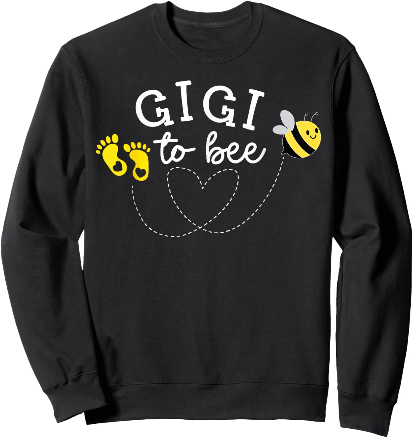 Gigi to Bee Pregnancy Announcement Baby Shower Sweatshirt - Sweatshirt | Black