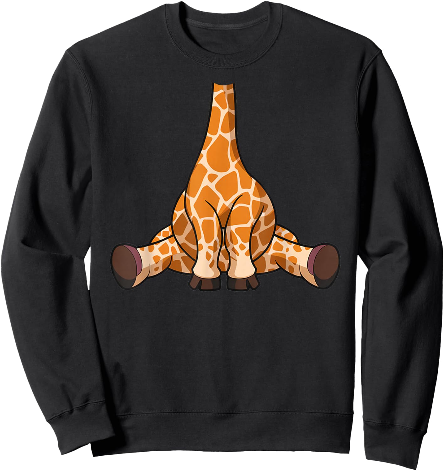 Giraffe Costume , black Sweatshirt - Sweatshirt | Black