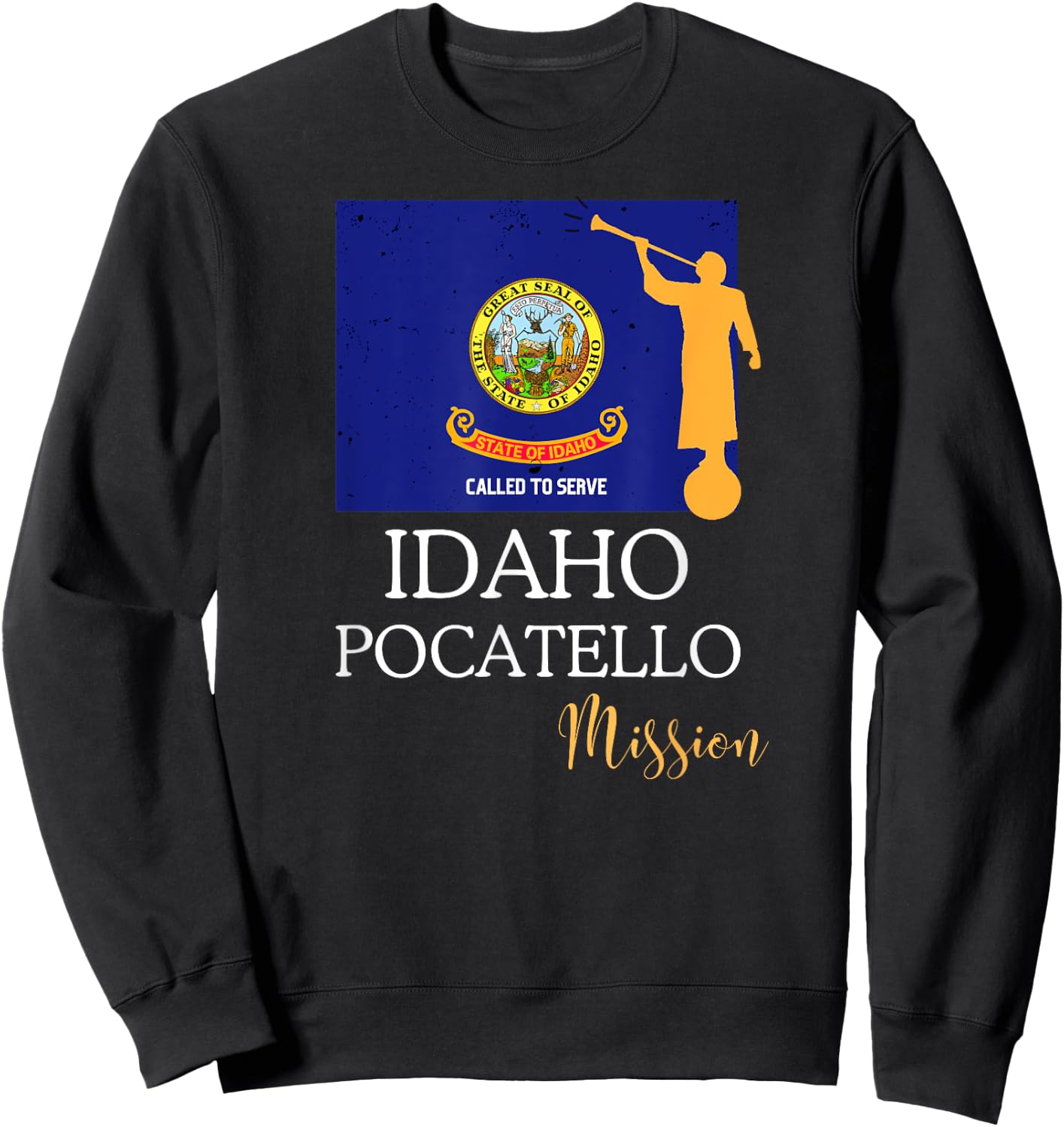 Idaho Pocatello Mormon LDS Mission Missionary Sweatshirt - Sweatshirt | Black