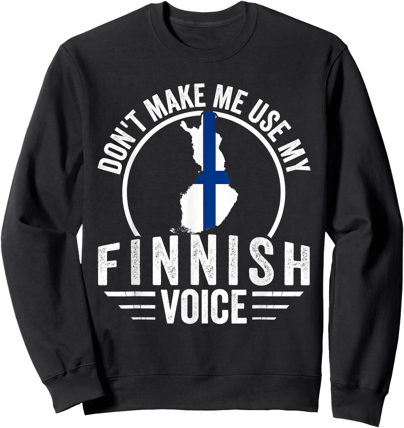 Finnish Roots Outfit Funny Finland Heritage Men Women Sweatshirt - Sweatshirt | Black
