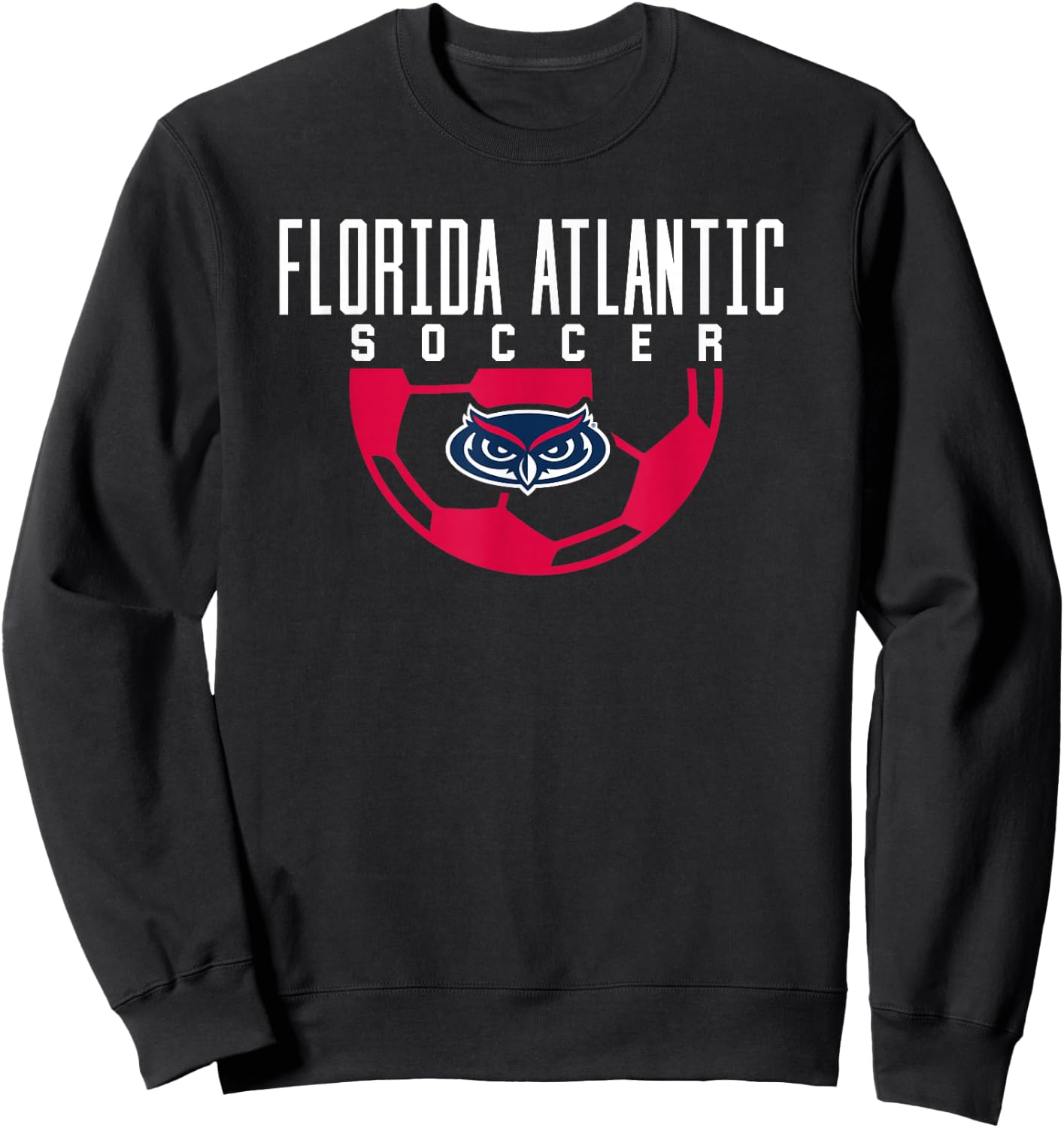 Florida Atlantic University FAU Owls Soccer Sweatshirt - Sweatshirt | Black