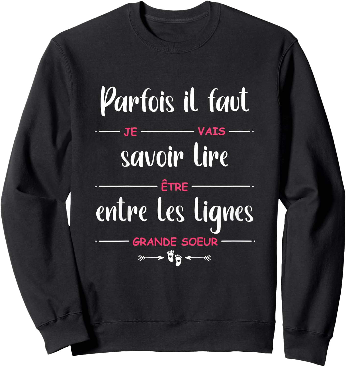 Child Announcement Pregnancy Future Child I Will Be Big Sister , Black Sweatshirt - Sweatshirt | Black
