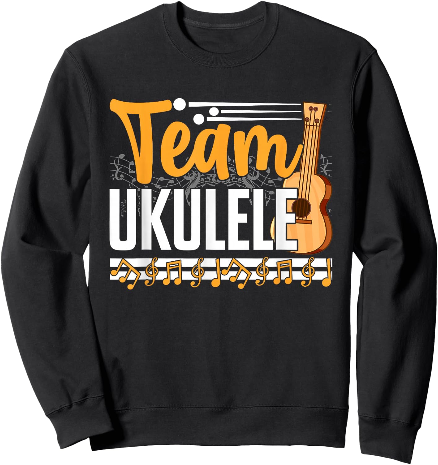 Team Ukulele , black Sweatshirt - Sweatshirt | Black
