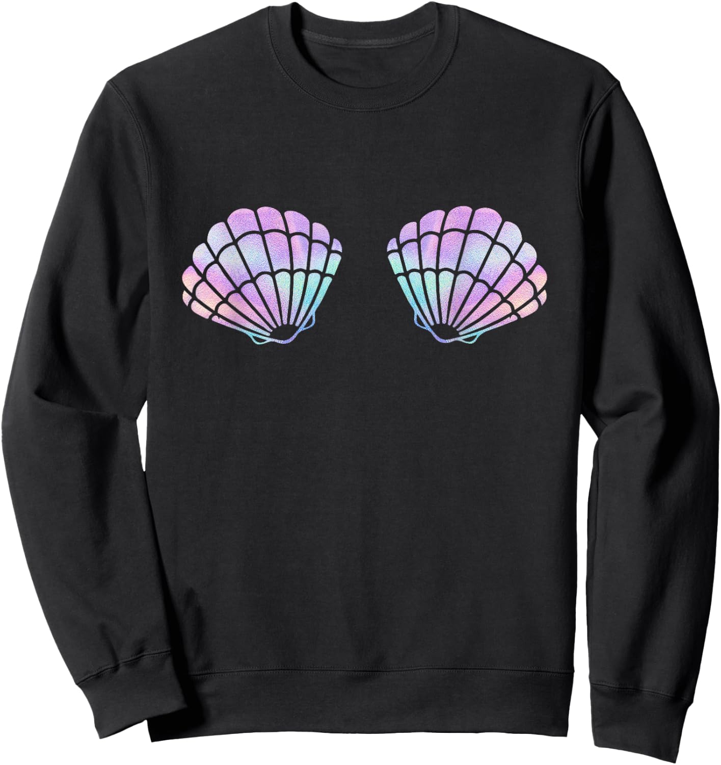 Mermaid Costume Fancy Dress Carnival , black Sweatshirt - Sweatshirt | Black