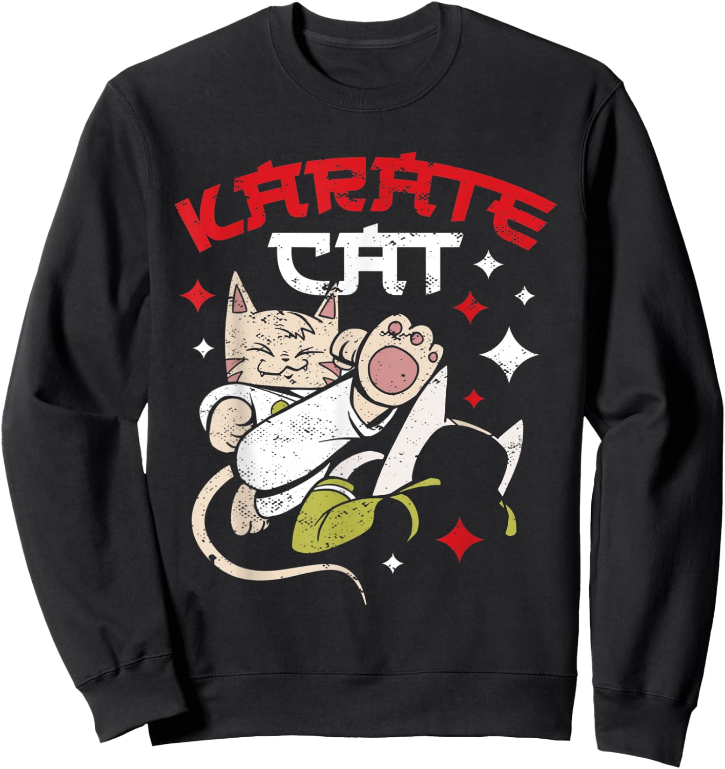 Karate Cat Sweatshirt - Sweatshirt | Black