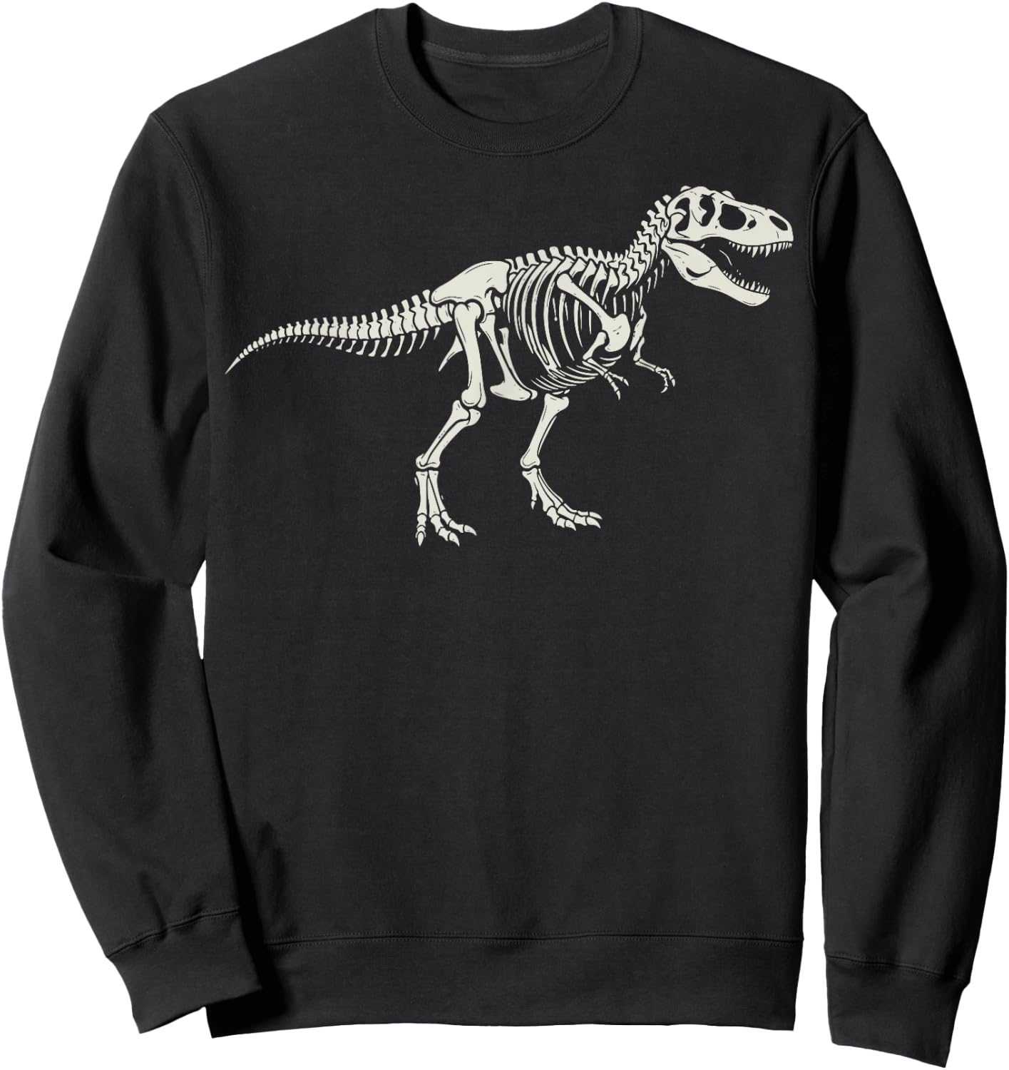 T-Rex Skeleton Tyrannosaurus Rex Paleontology Sweatshirt - Sweatshirt | Black