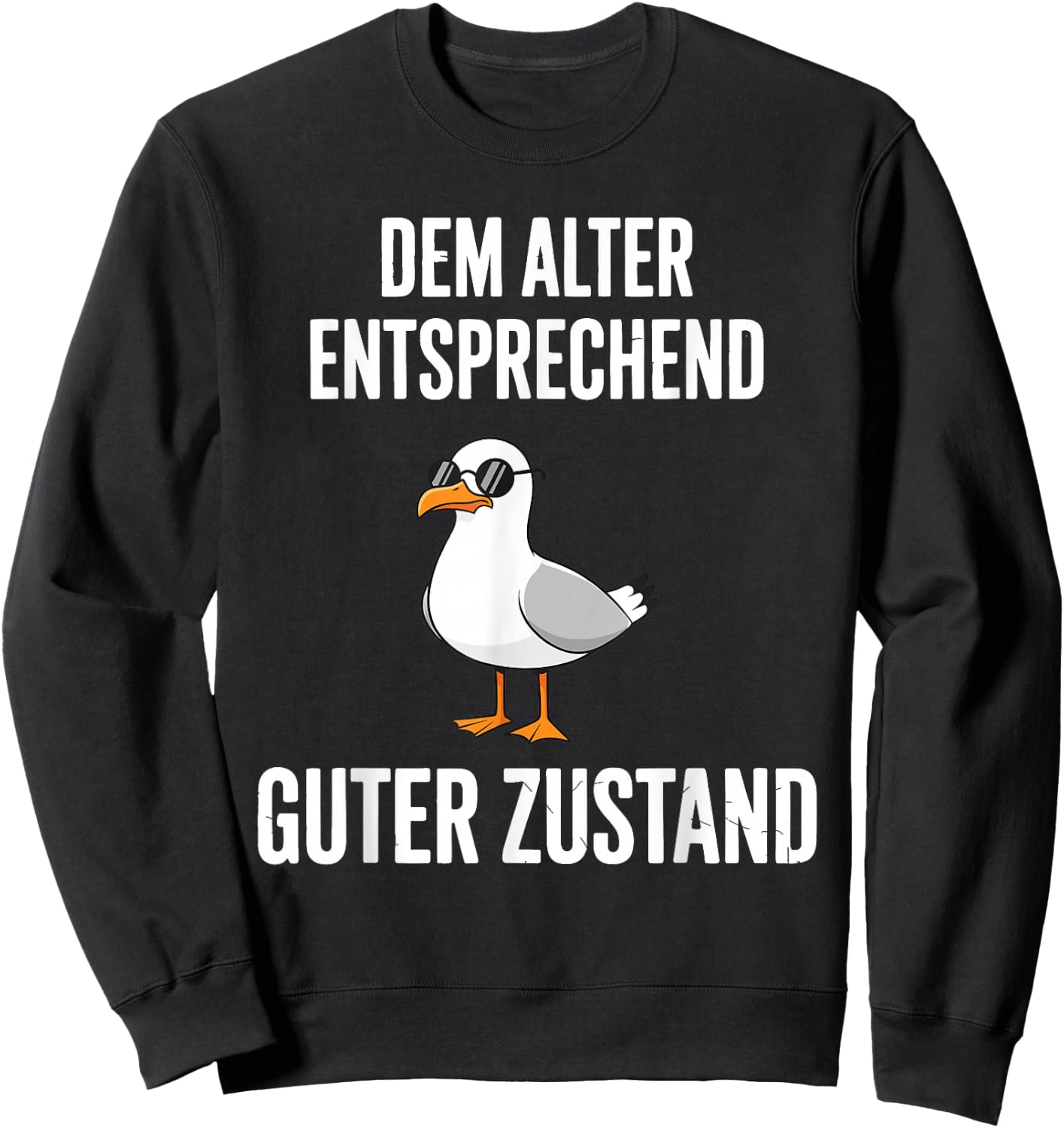 Dem Alter Entsprechend Guter Zustand Möwe Sweatshirt - Sweatshirt | Black