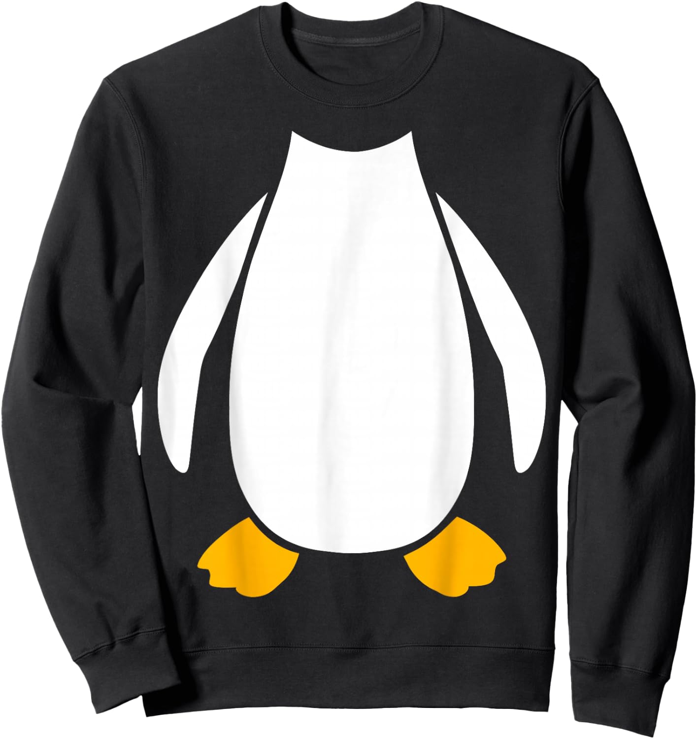 Penguin Costume Children Adults Women Men Animal Costume , black Sweatshirt - Sweatshirt | Black