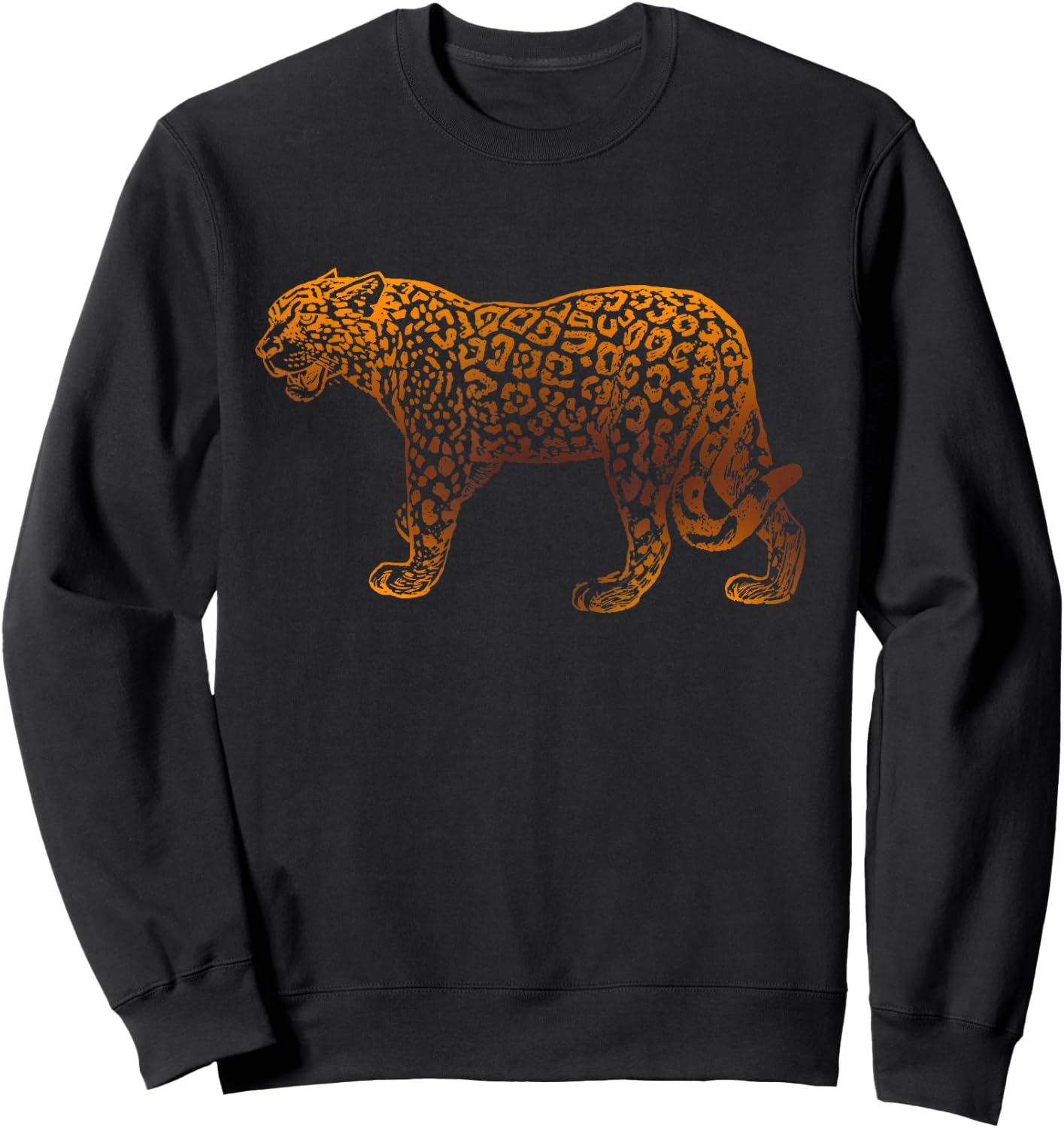 Save The Amur Leopard Endangered Animals Species Sweatshirt - Sweatshirt | Black