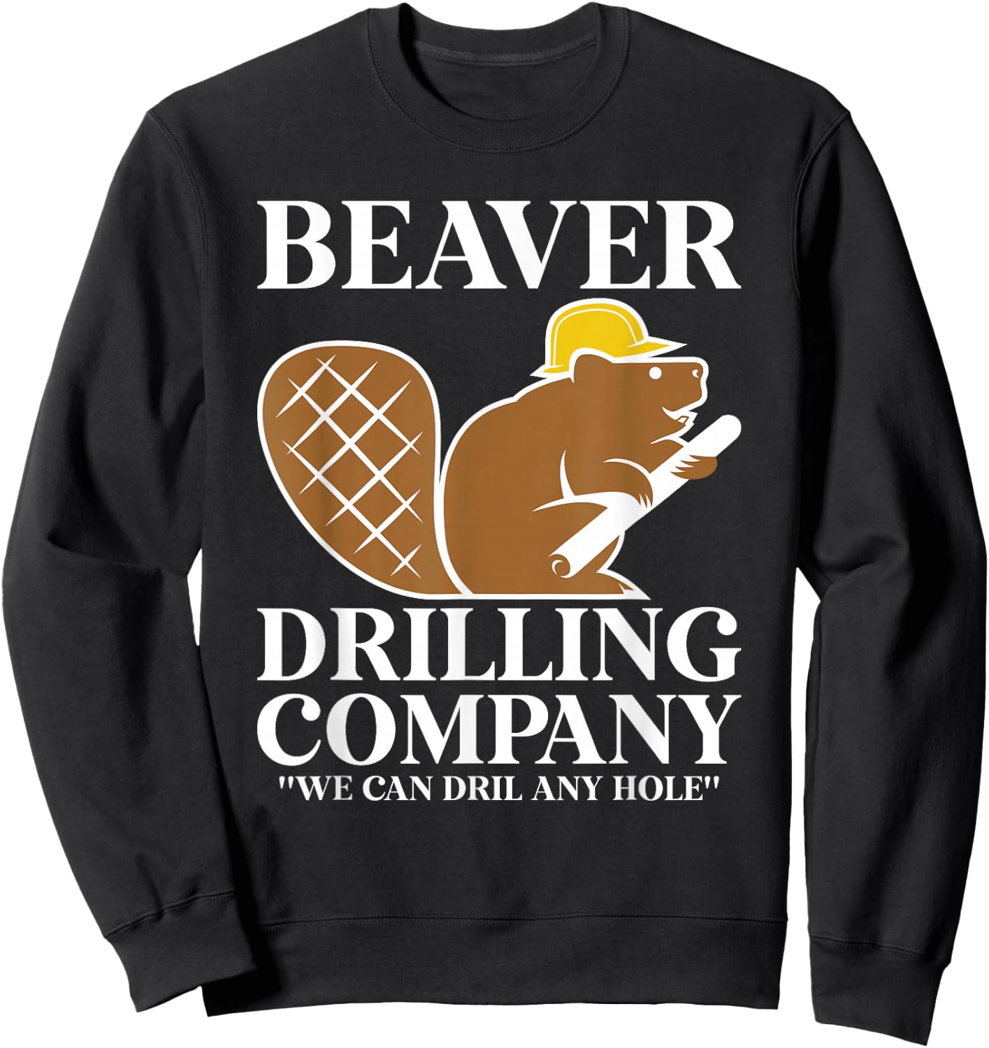 Beaver Fan Beaver Lover Funny Beaver Cute Beaver Sweatshirt - Sweatshirt | Black
