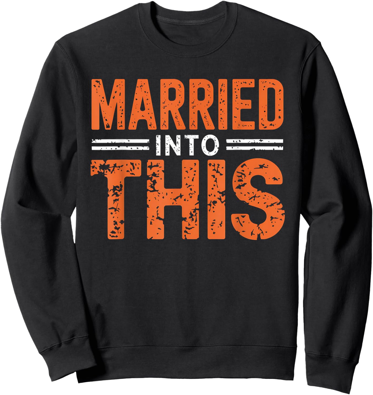 Vintage Married Into This Cleveland Sweatshirt - Sweatshirt | Black