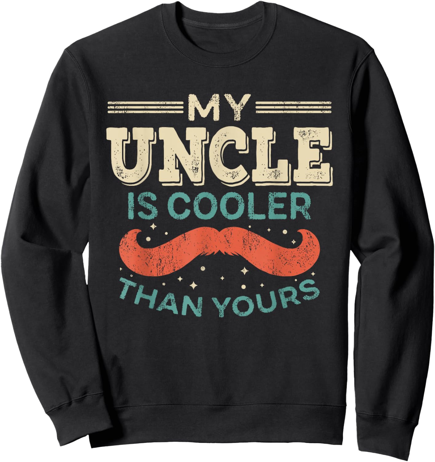My Uncle is cooler than yours Best Uncle Godfather Toddlers Sweatshirt - Sweatshirt | Black